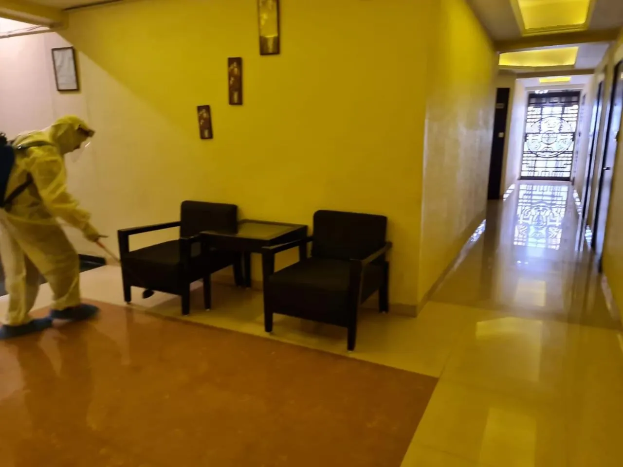 Seating area in Hotel The Shagun