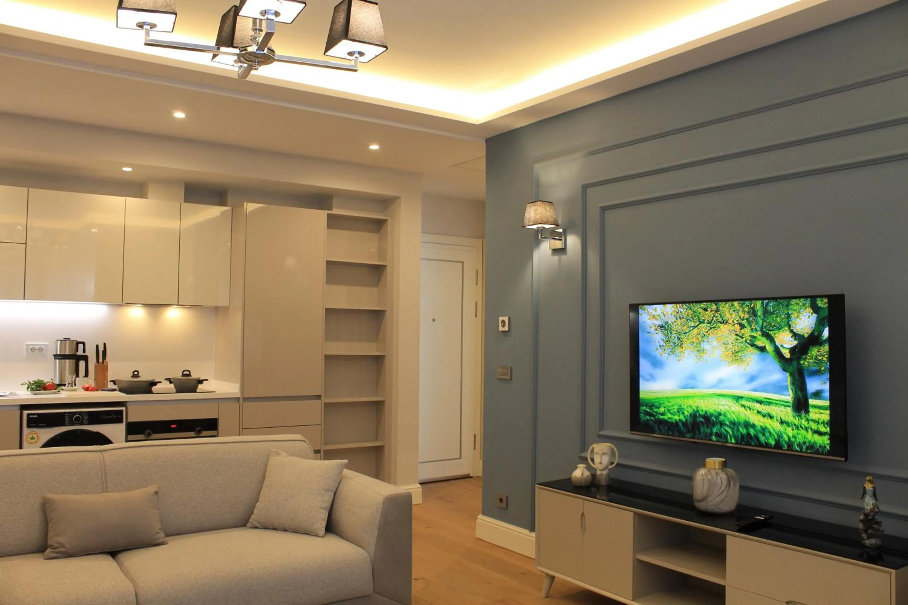 Seating area in Garlon Residence