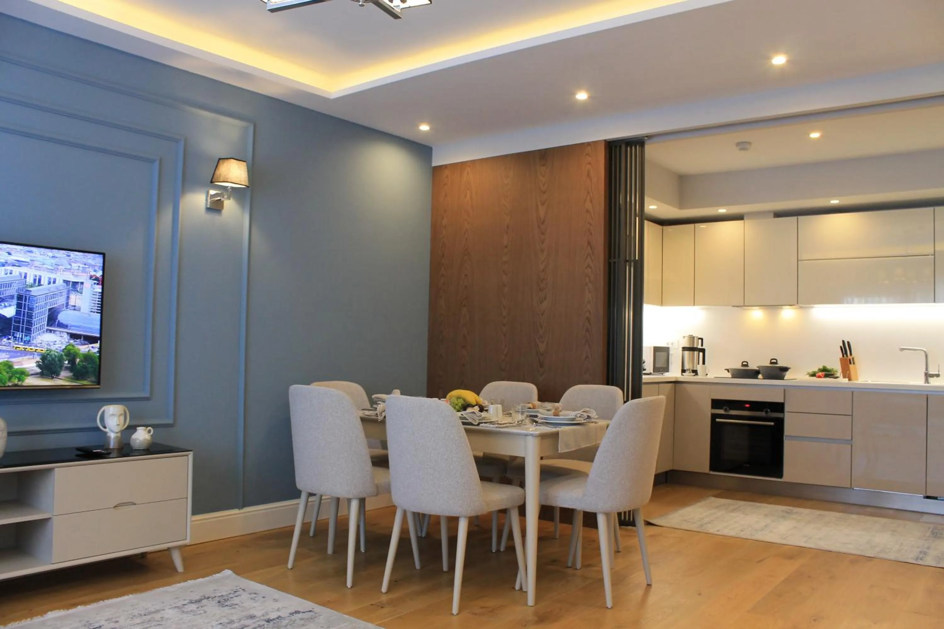 Seating area in Garlon Residence