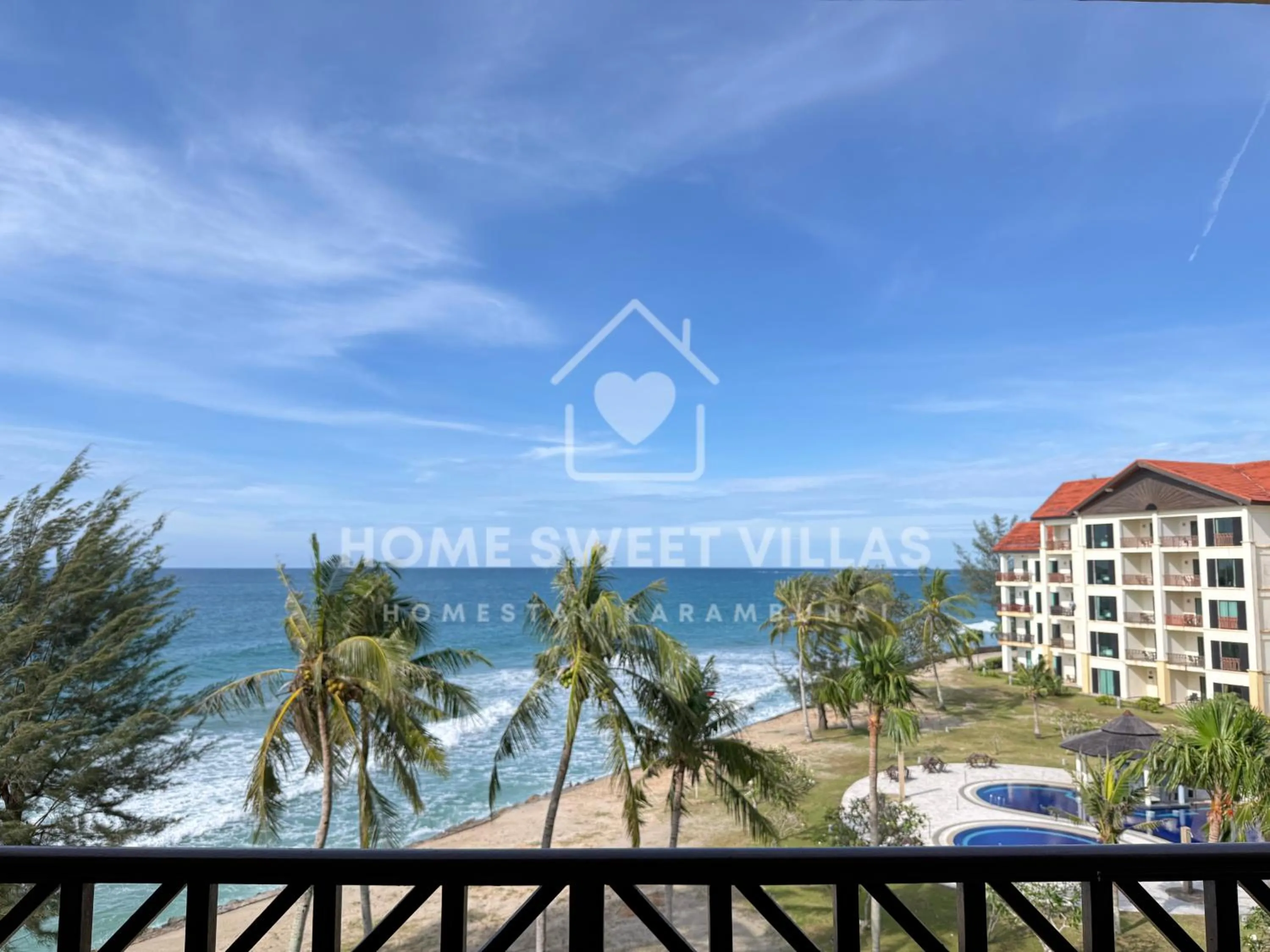 Sea view in Home Sweet Villas, Karambunai