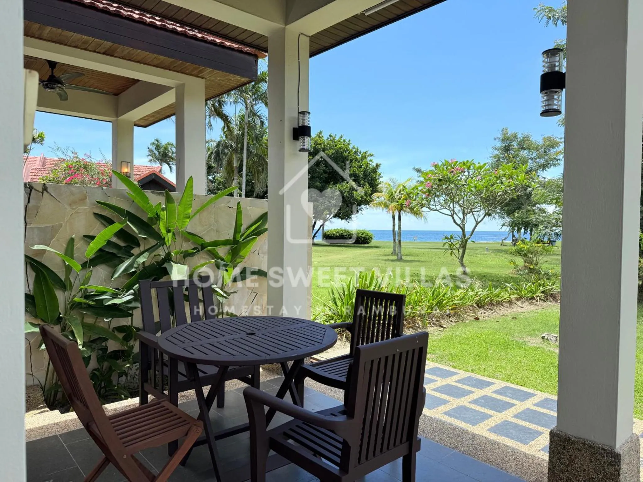 Garden view in Home Sweet Villas, Karambunai