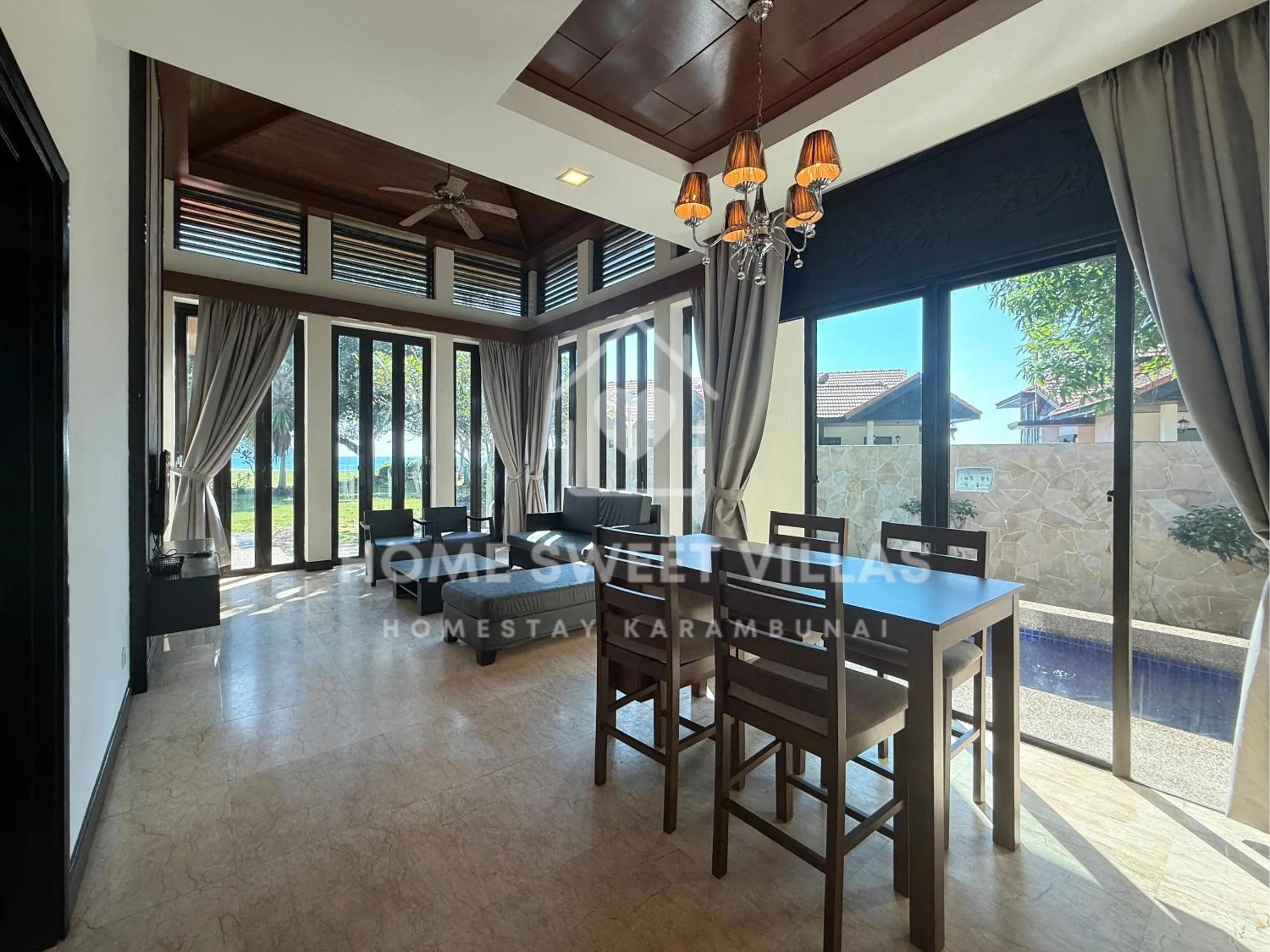 Dining area in Home Sweet Villas, Karambunai