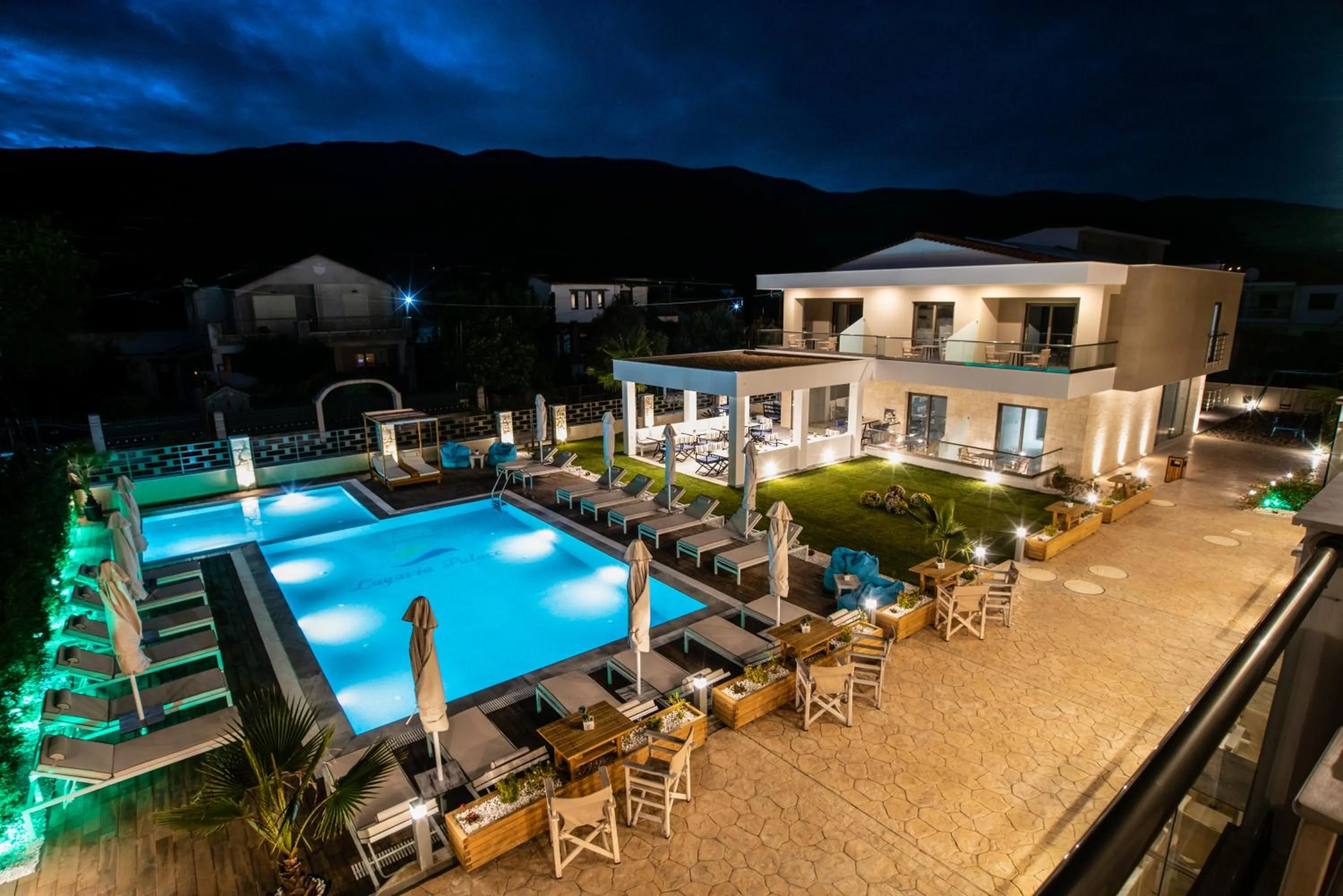 Swimming pool in Lagaria Hotel Asprovalta