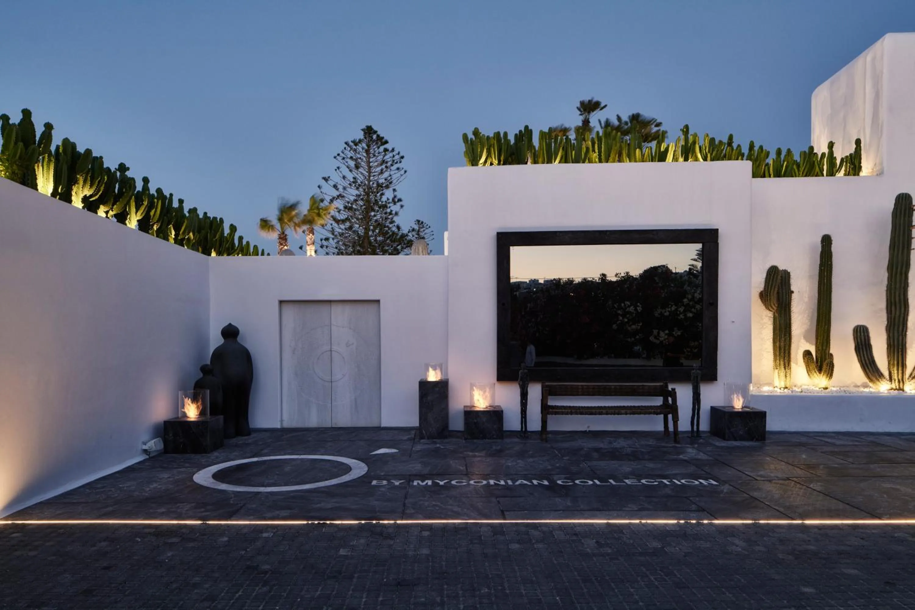 Facade/entrance in Myconian O, a Member of Design Hotels