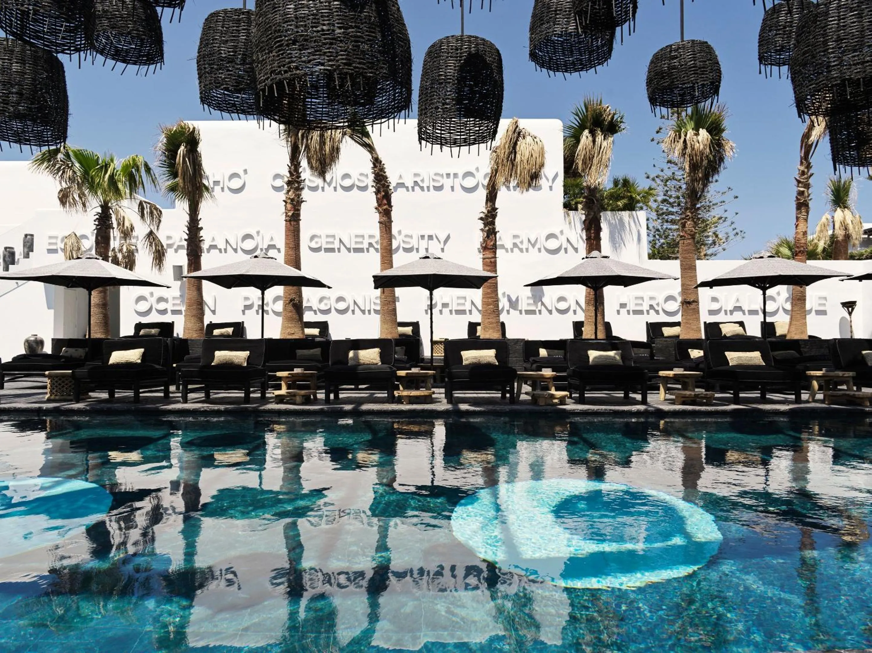 Swimming pool in Myconian O, a Member of Design Hotels