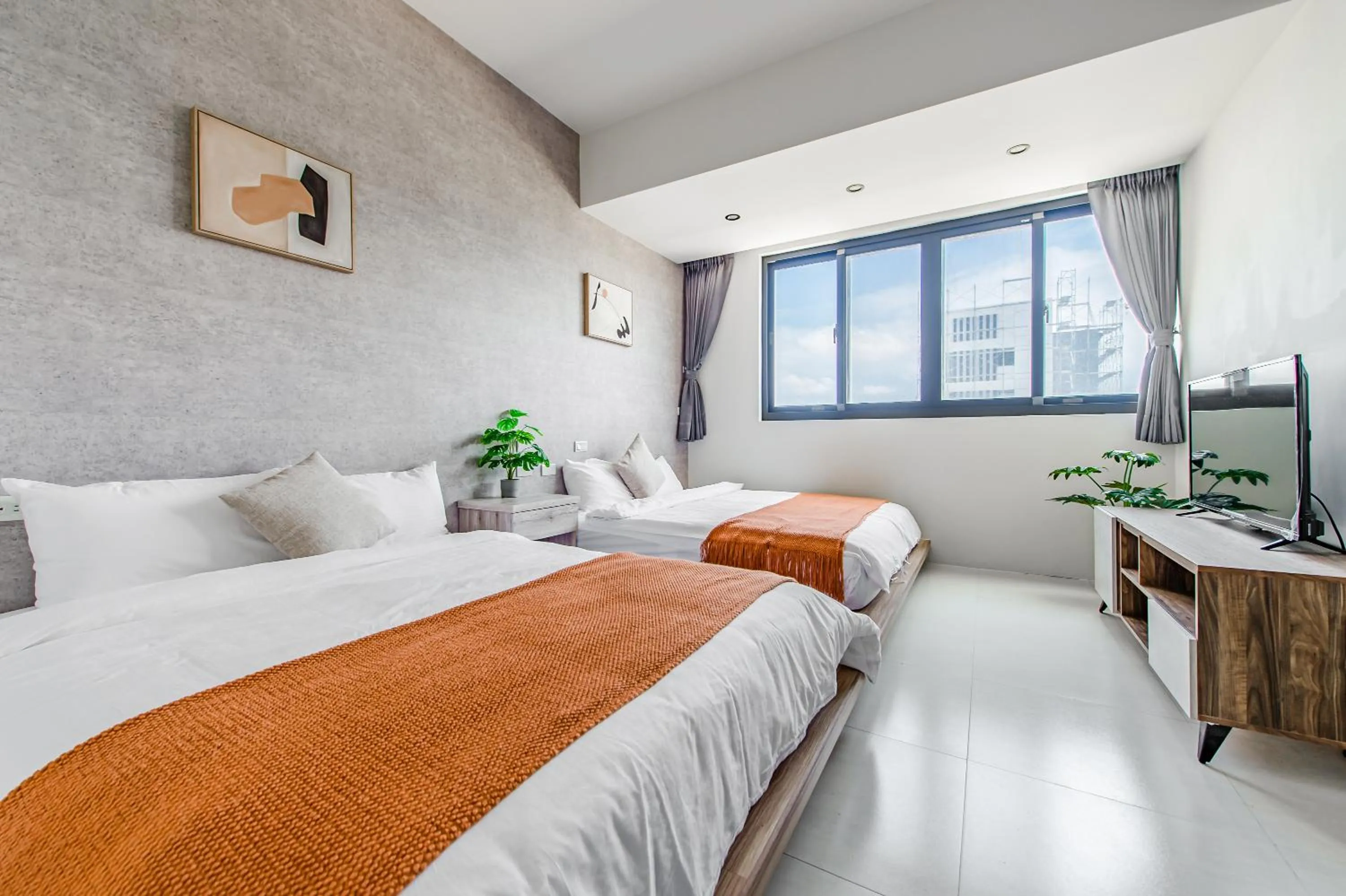 Photo of the whole room, Bed in Penghu SunSea Hall