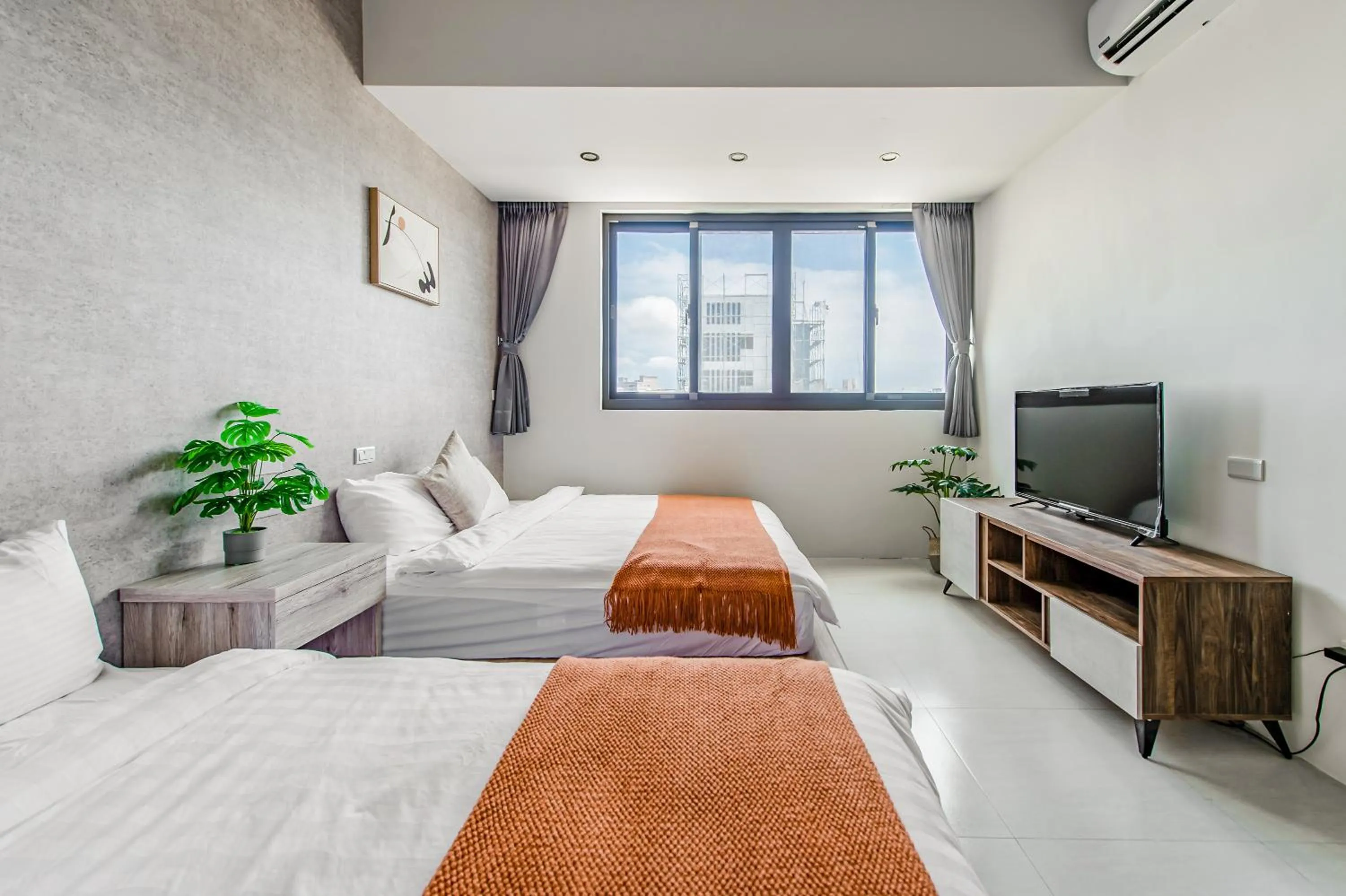 Photo of the whole room, Bed in Penghu SunSea Hall