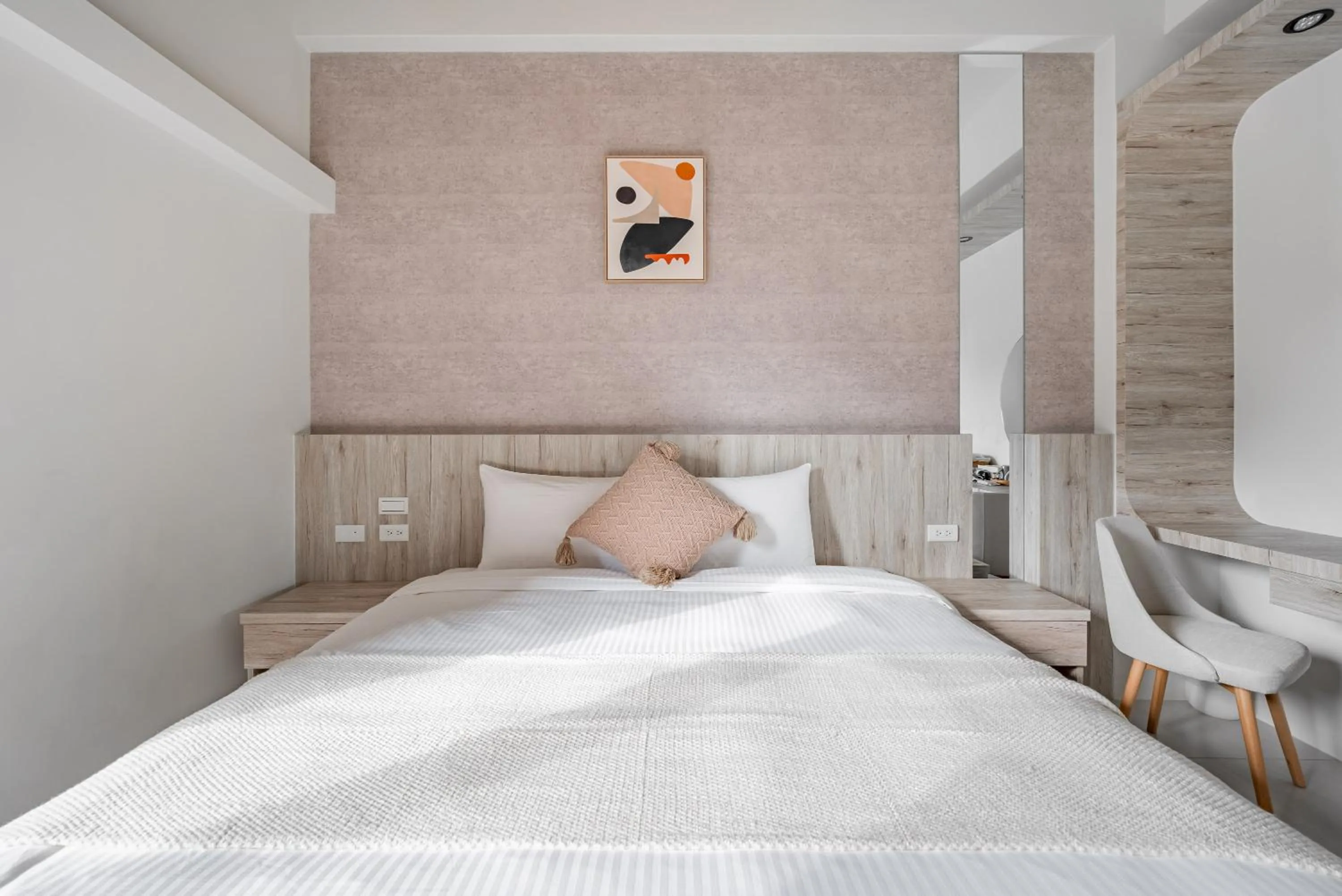 Photo of the whole room, Bed in Penghu SunSea Hall