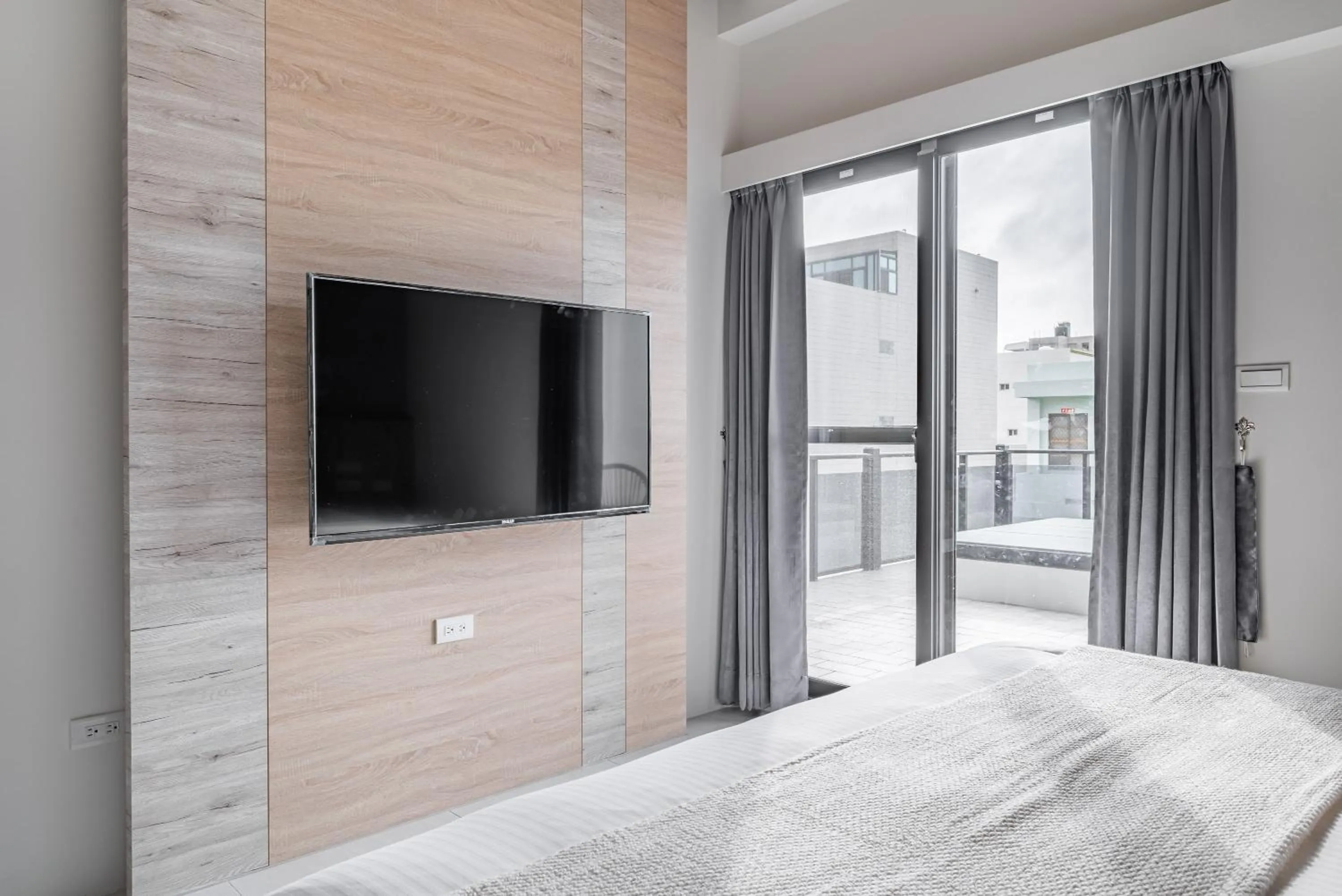 Photo of the whole room, Bed in Penghu SunSea Hall