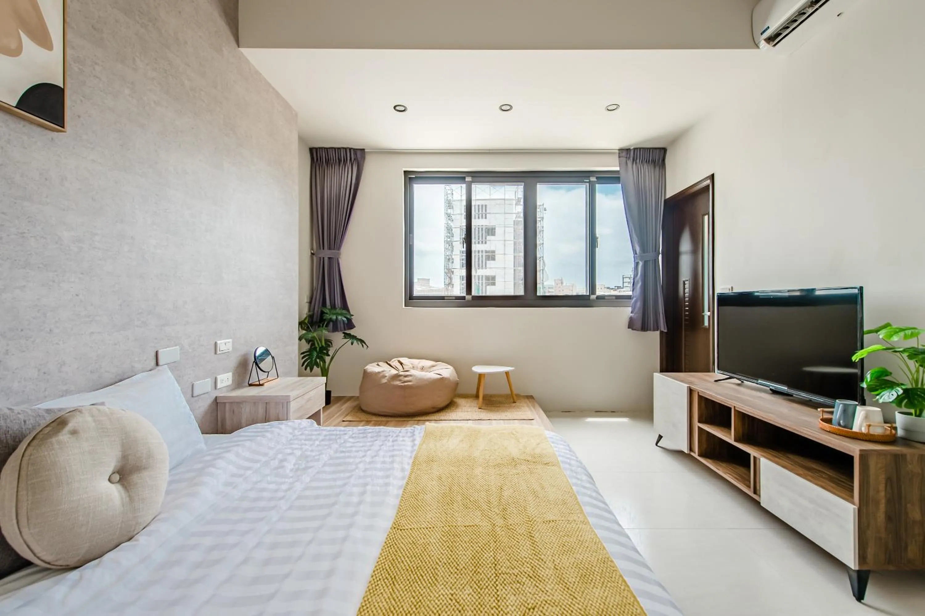 Photo of the whole room, Bed in Penghu SunSea Hall