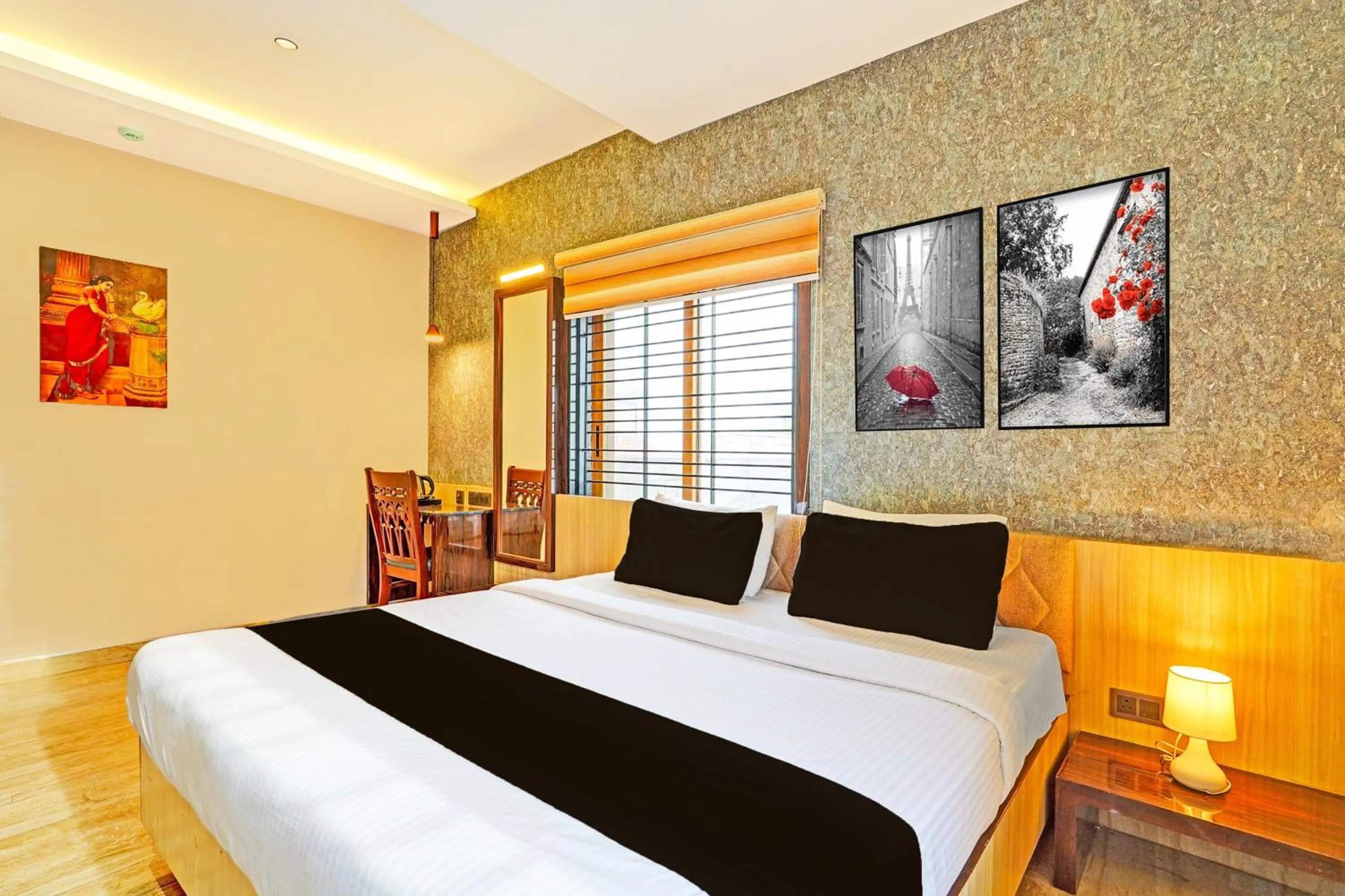 Bedroom, Bed in Townhouse Indiranagar Formerly Leela Park Domlur