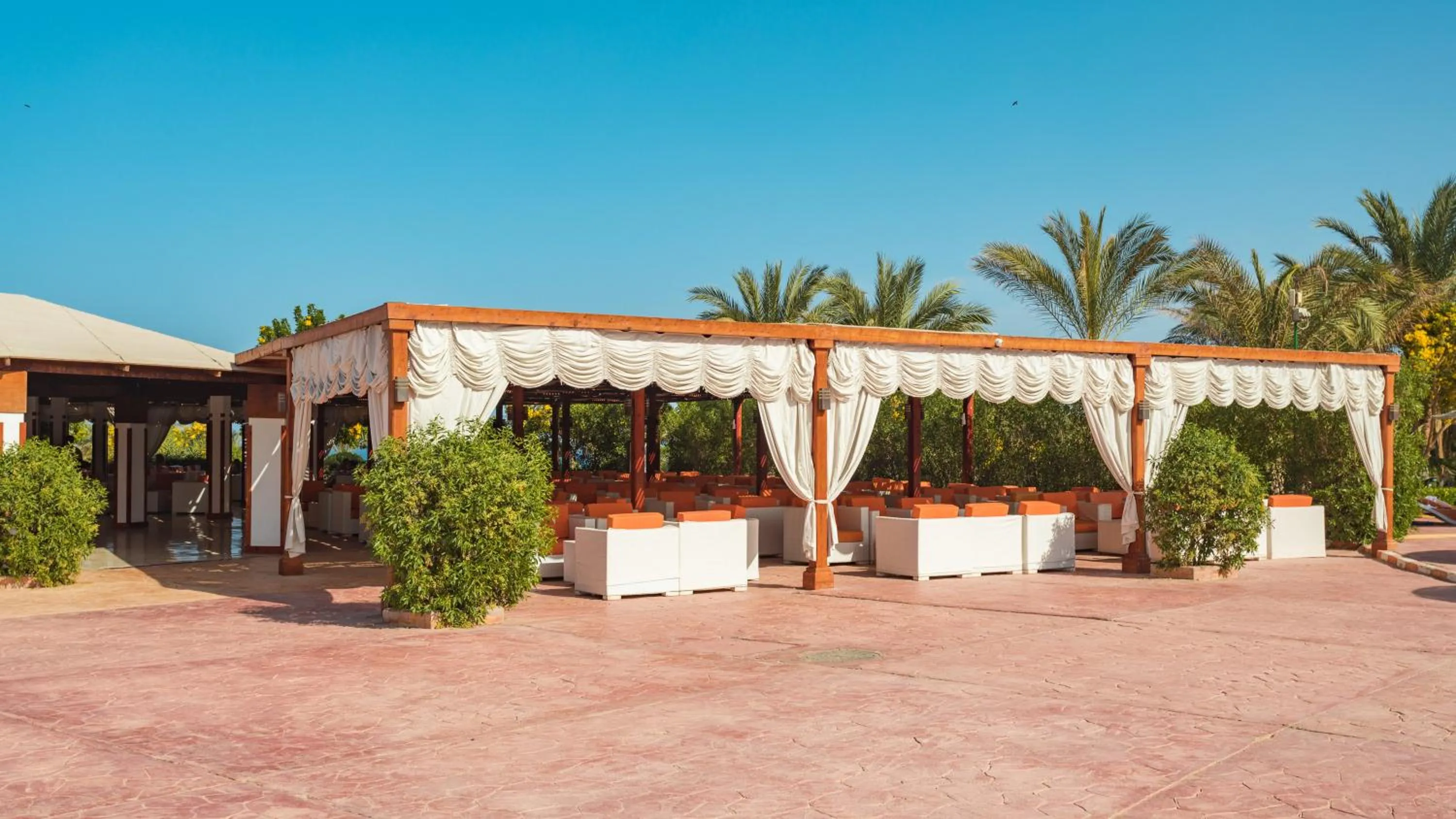 Patio in Fantazia Resort Marsa Alam