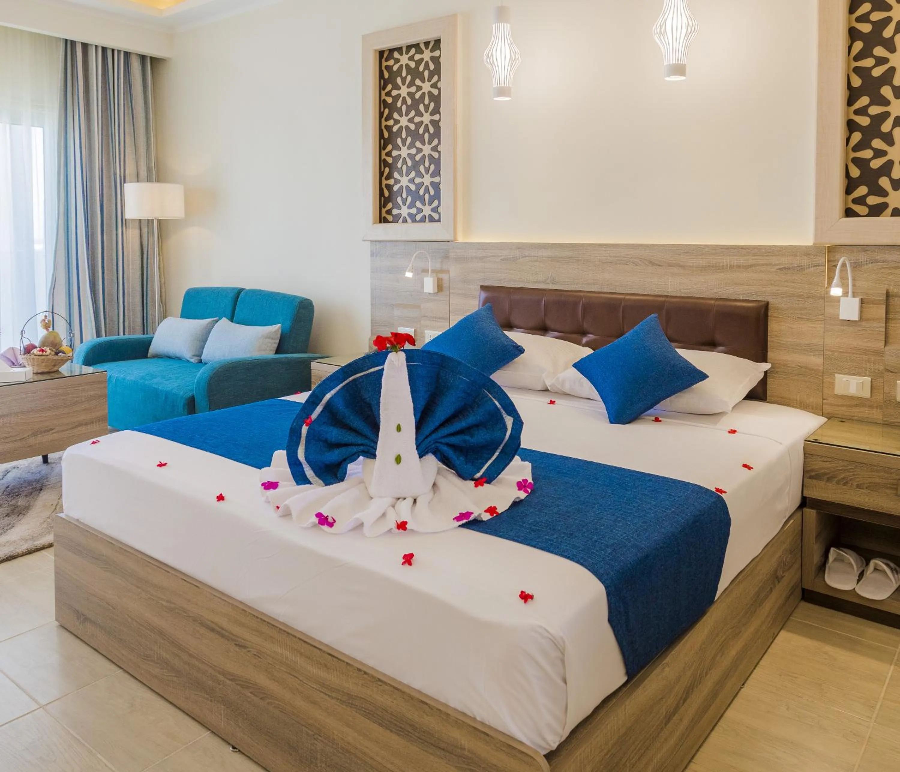 Bedroom, Bed in Fantazia Resort Marsa Alam