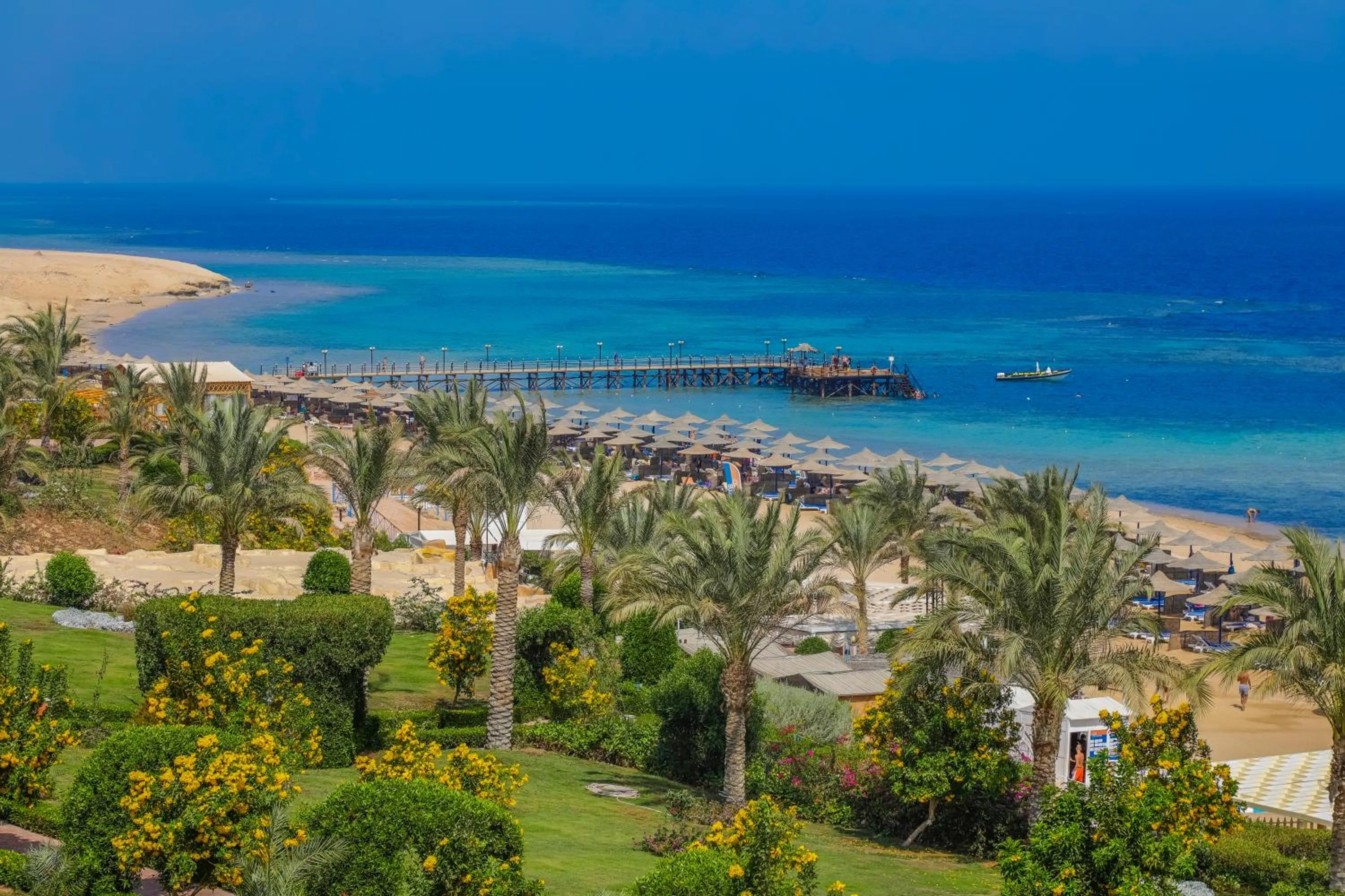 Beach in Fantazia Resort Marsa Alam