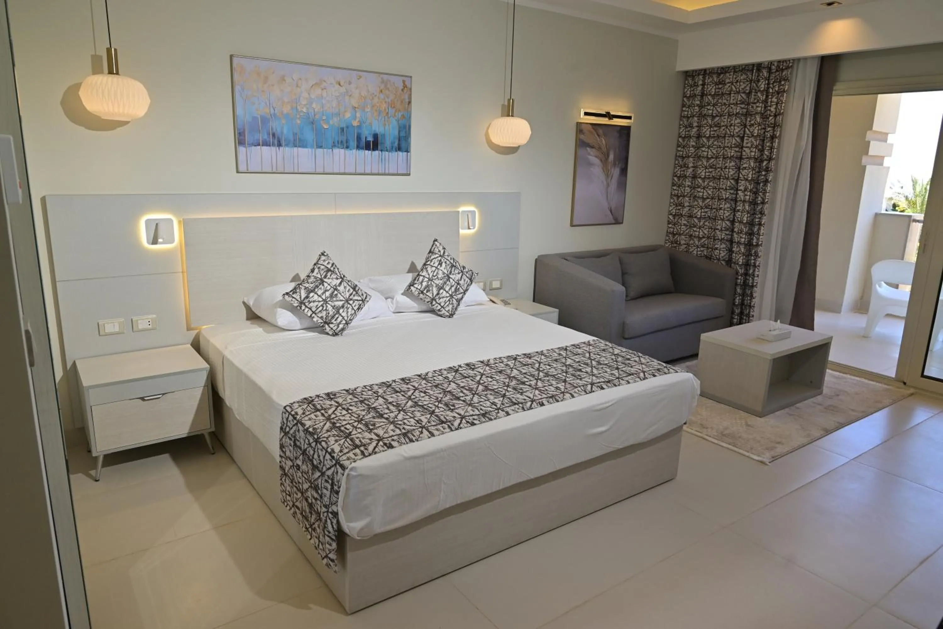 Bed in Fantazia Resort Marsa Alam