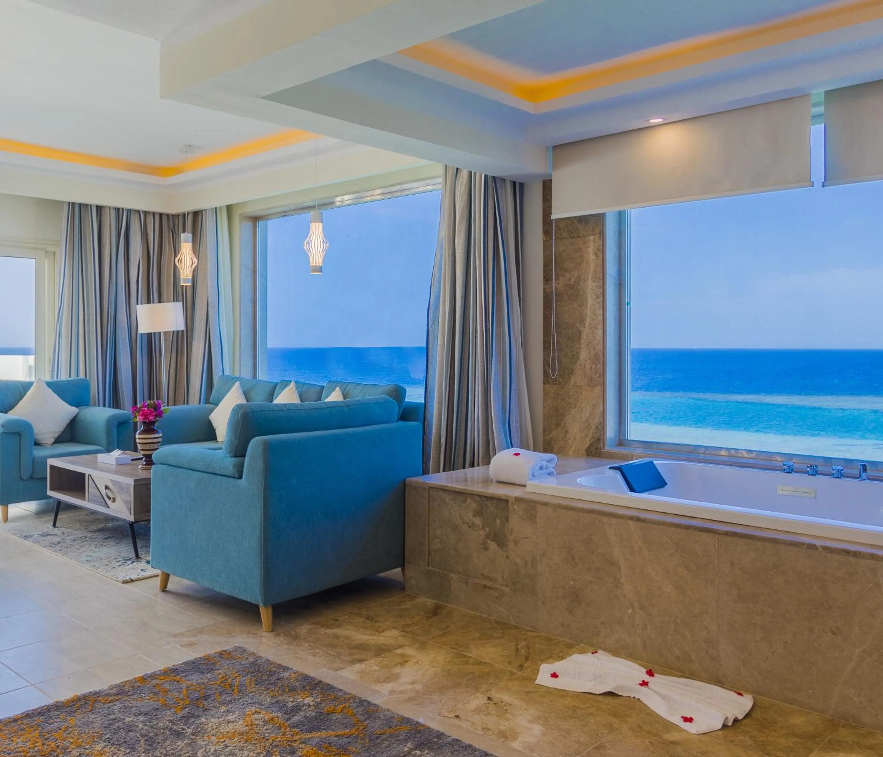 Living room in Fantazia Resort Marsa Alam