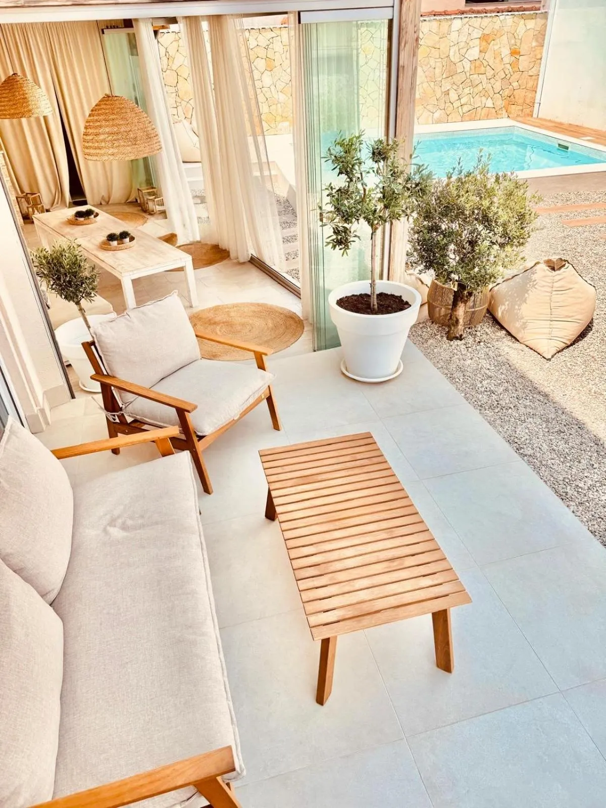 Patio in City Apartment One