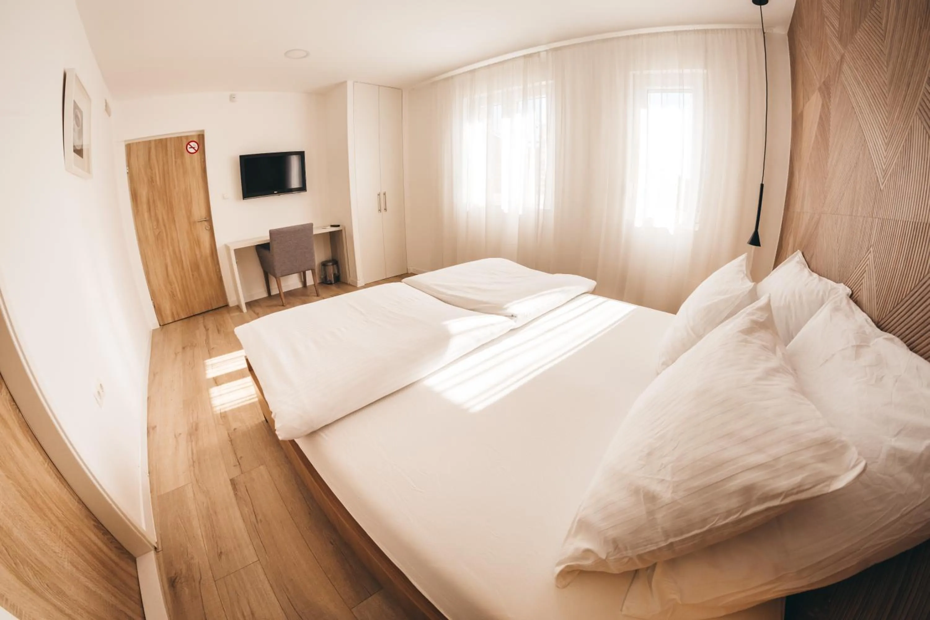 Bed in City Apartment One