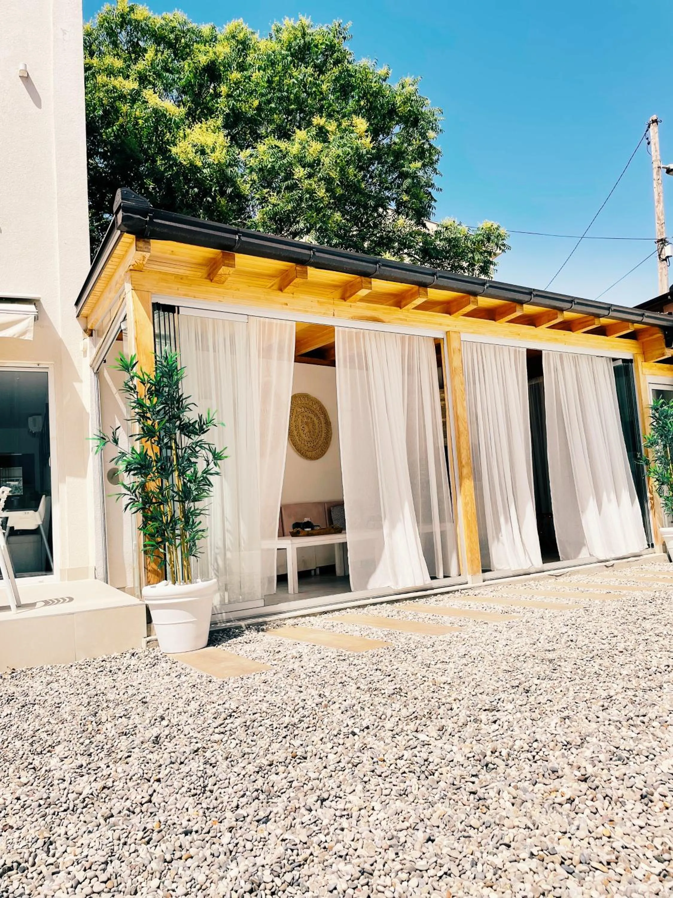 Patio in City Apartment One