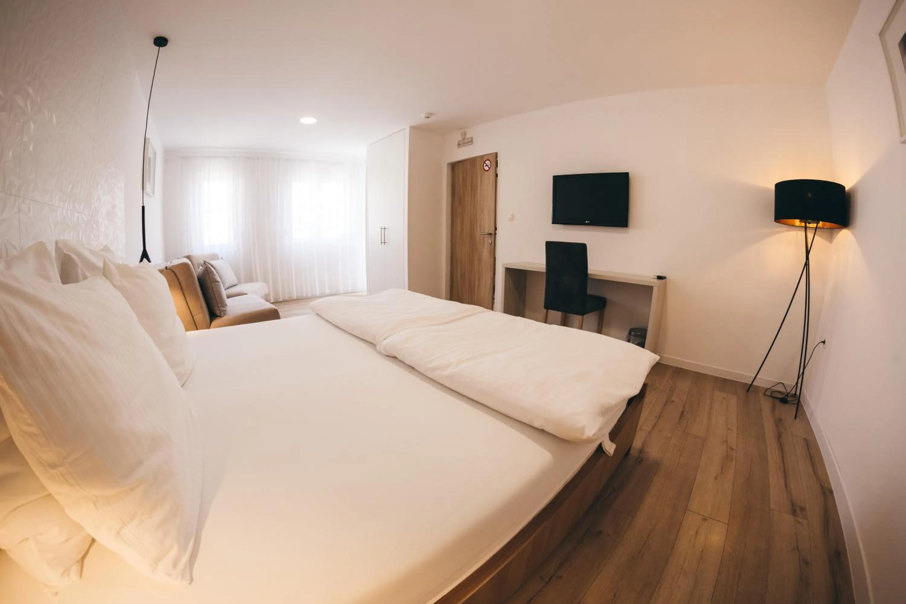 Bed in City Apartment One