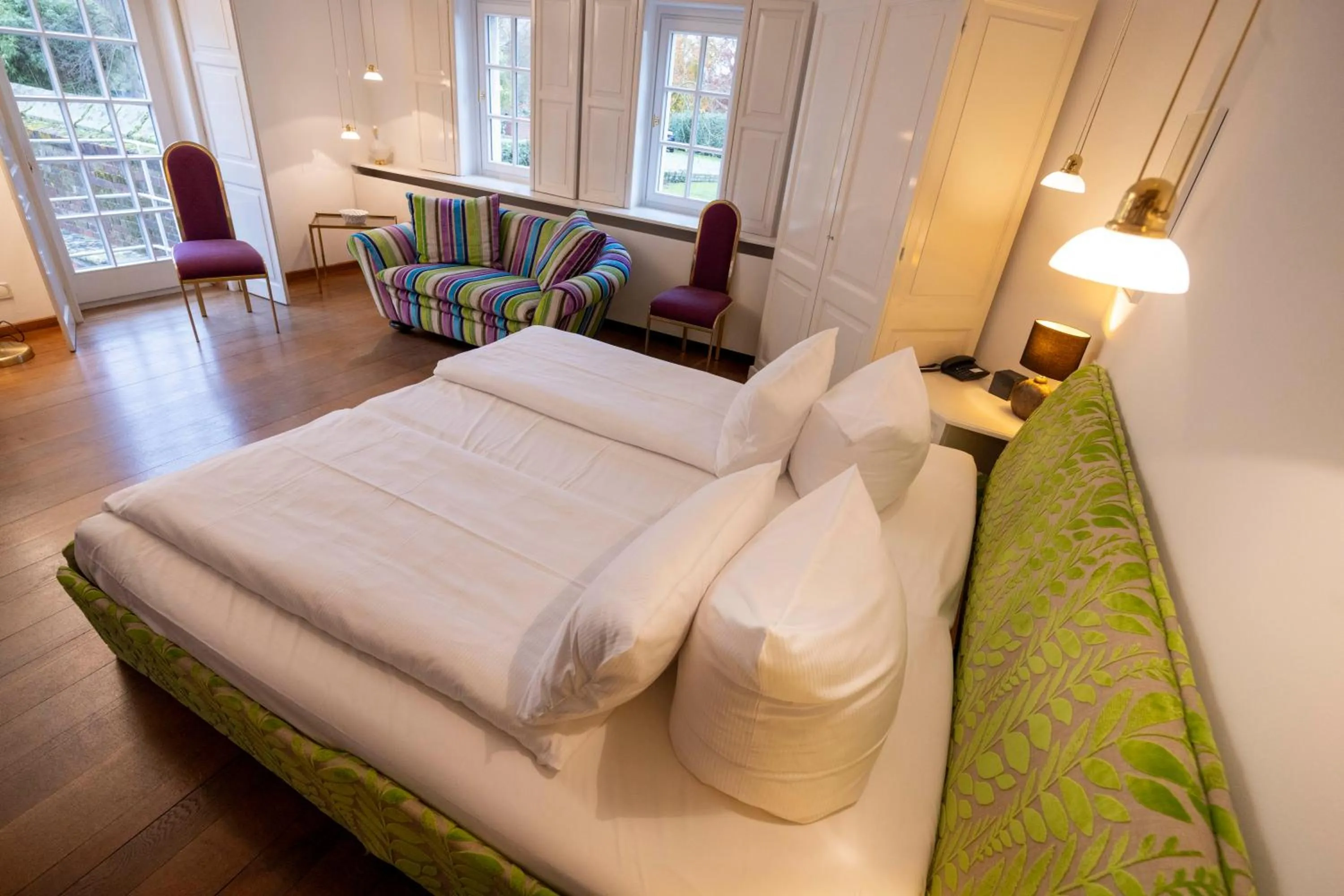 Bed in Hotel Schloss Wilkinghege
