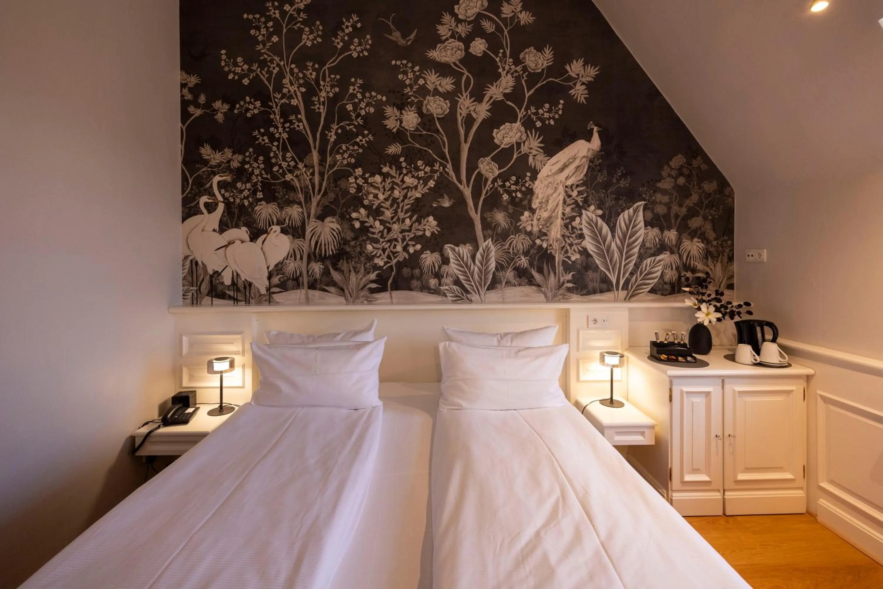 Bed in Hotel Schloss Wilkinghege