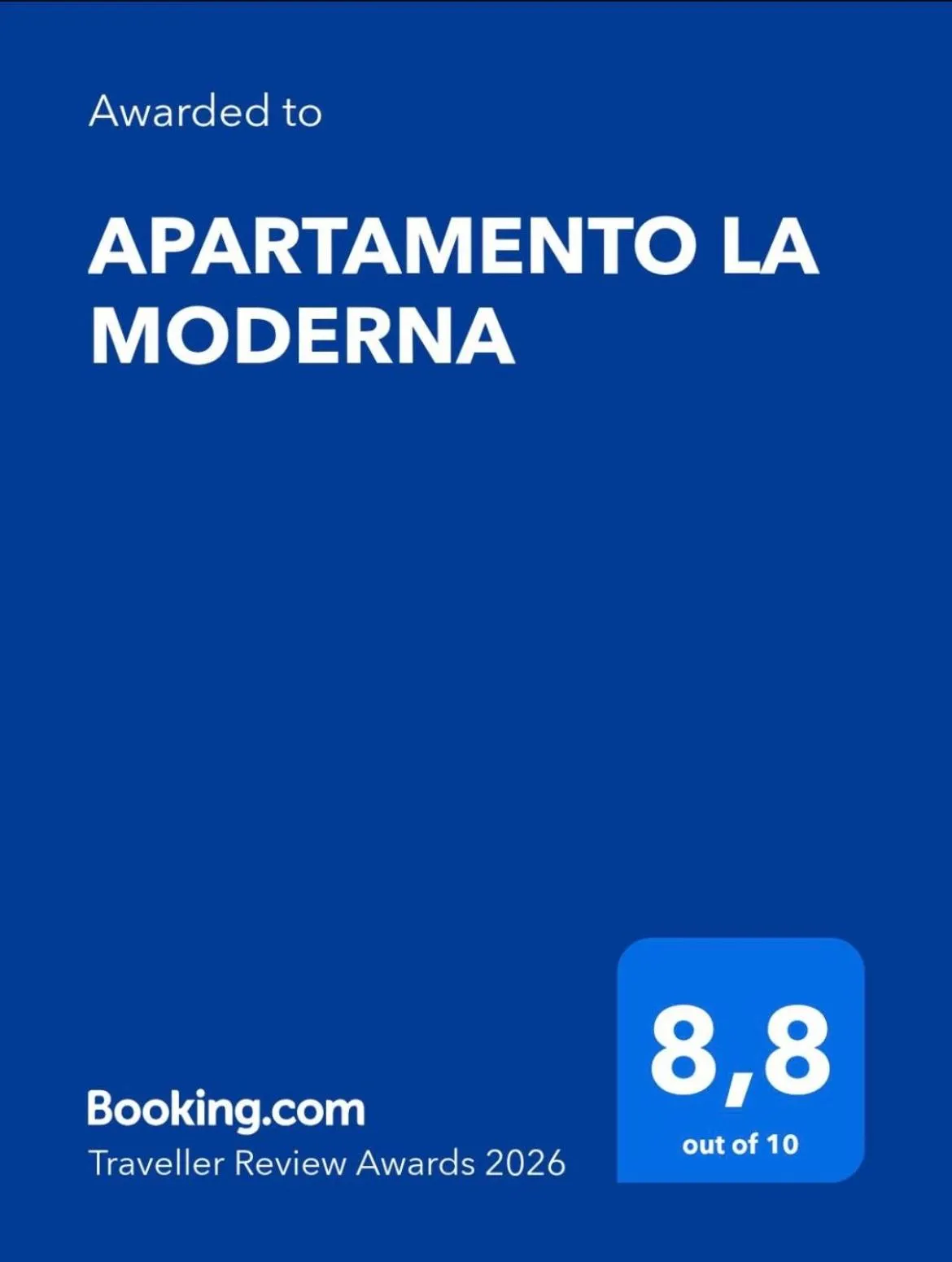 APARTAMENTO LA MODERNA