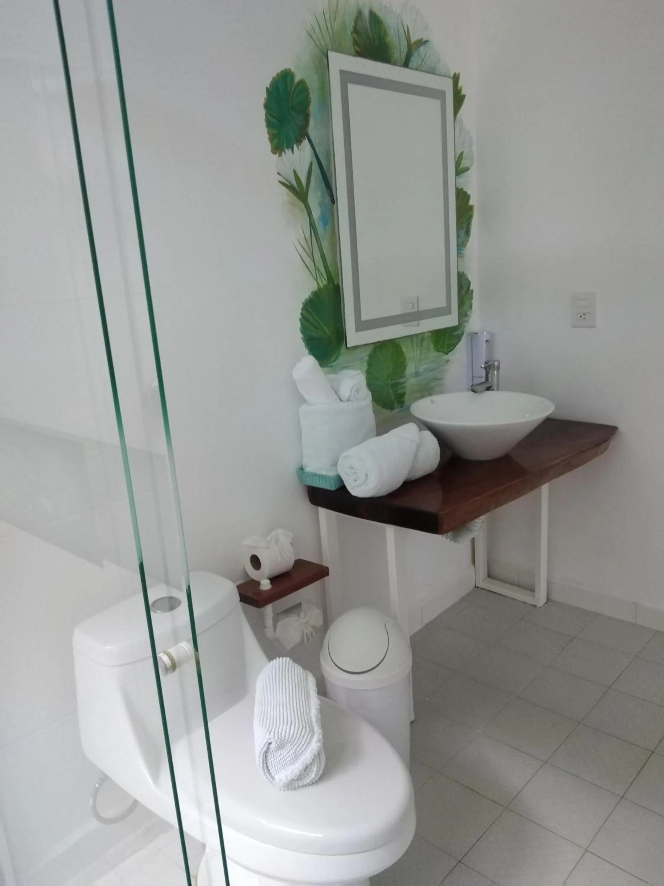 Toilet in Zensus Eco Boutique Hotel