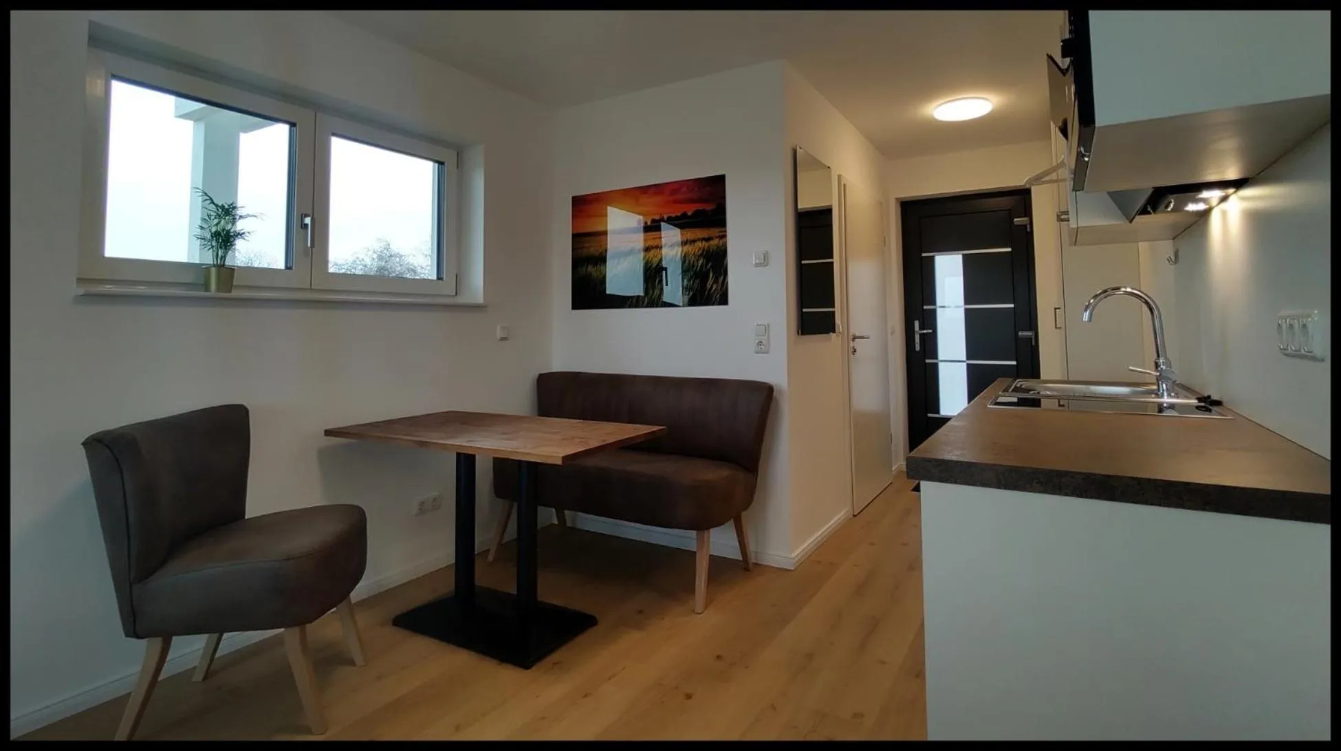 Kitchen or kitchenette in Fernweg Apartments