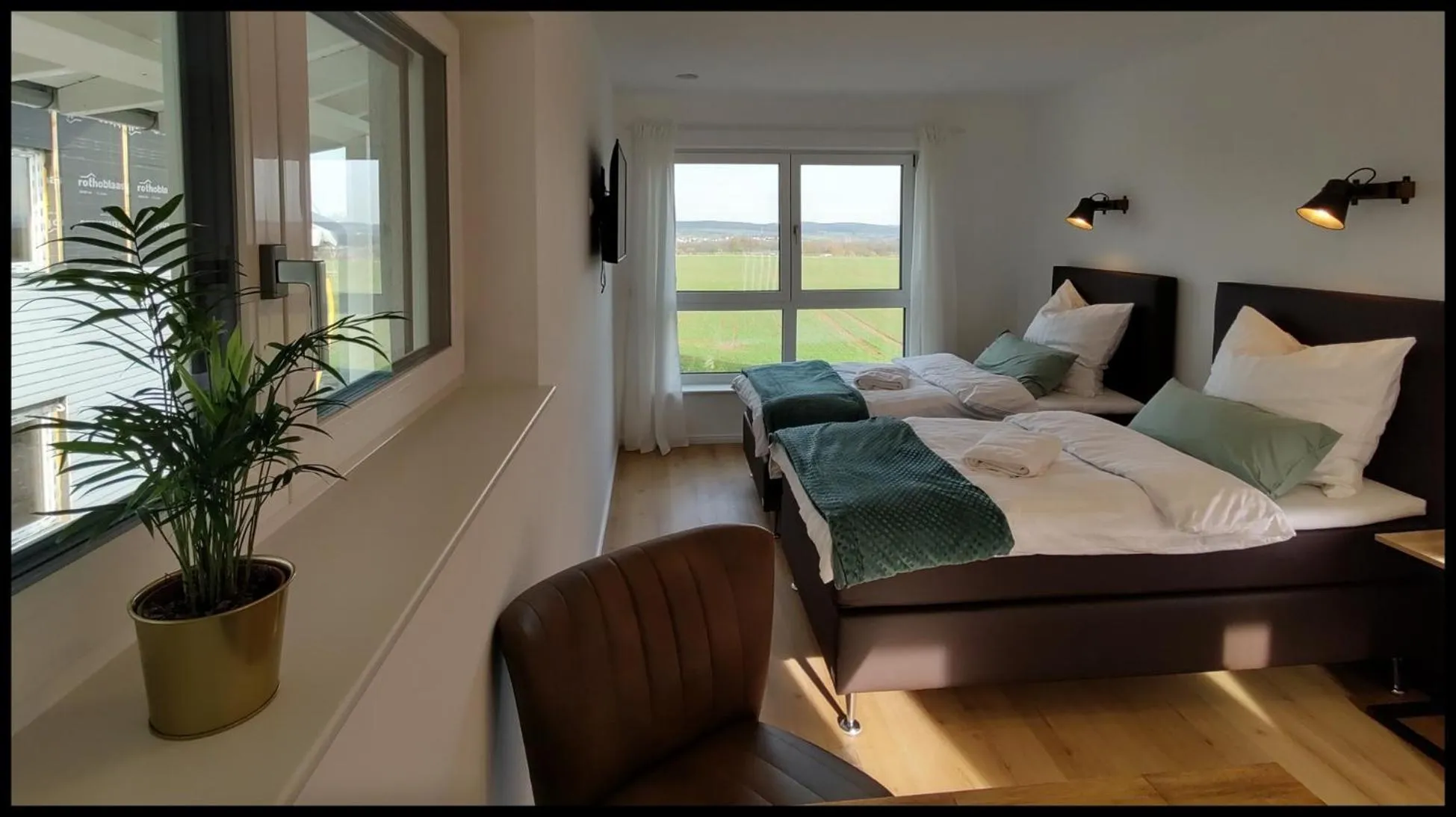 Bedroom, Bed in Fernweg Apartments