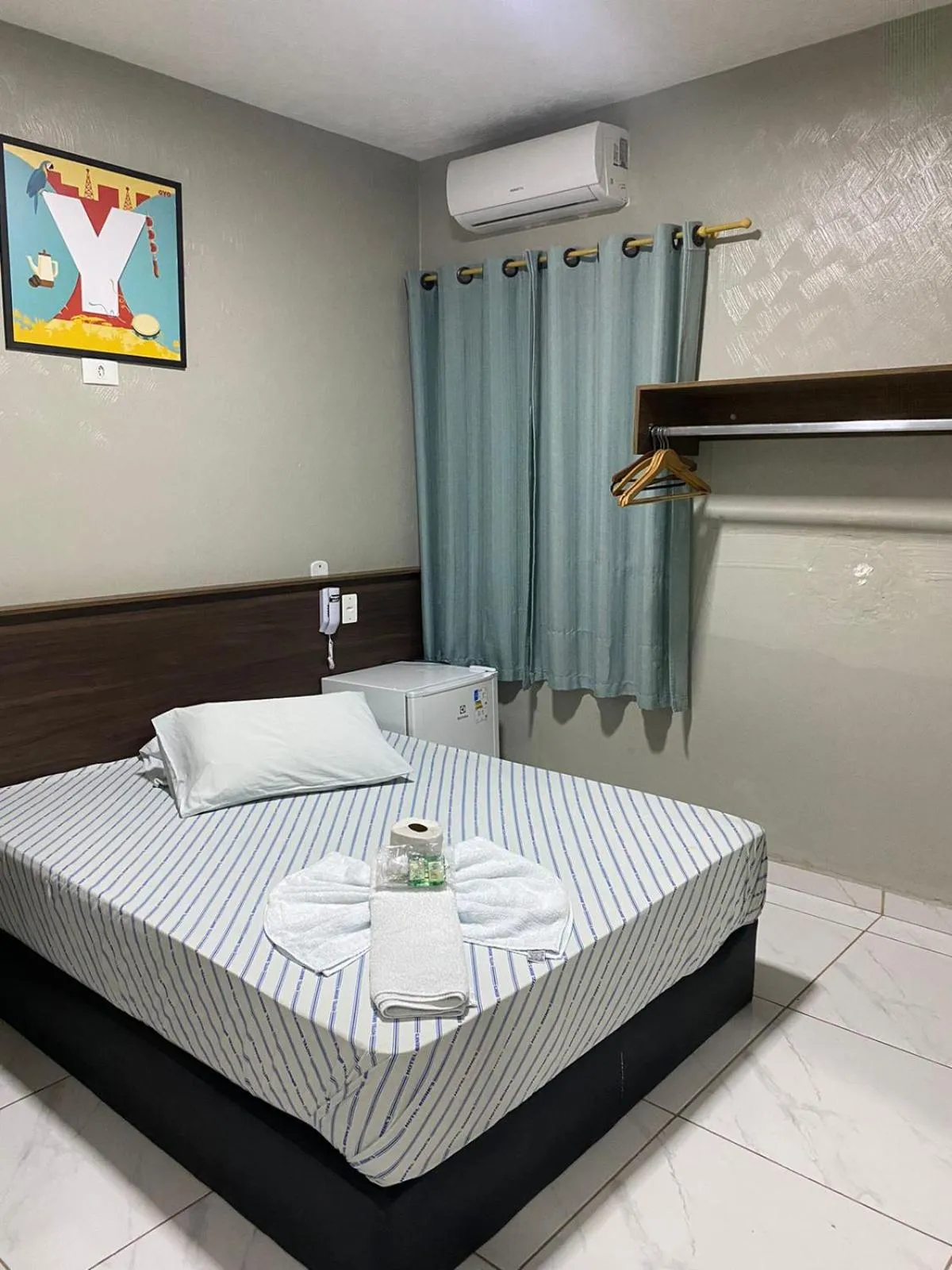 Bed in Hotel Novo Santa Cruz