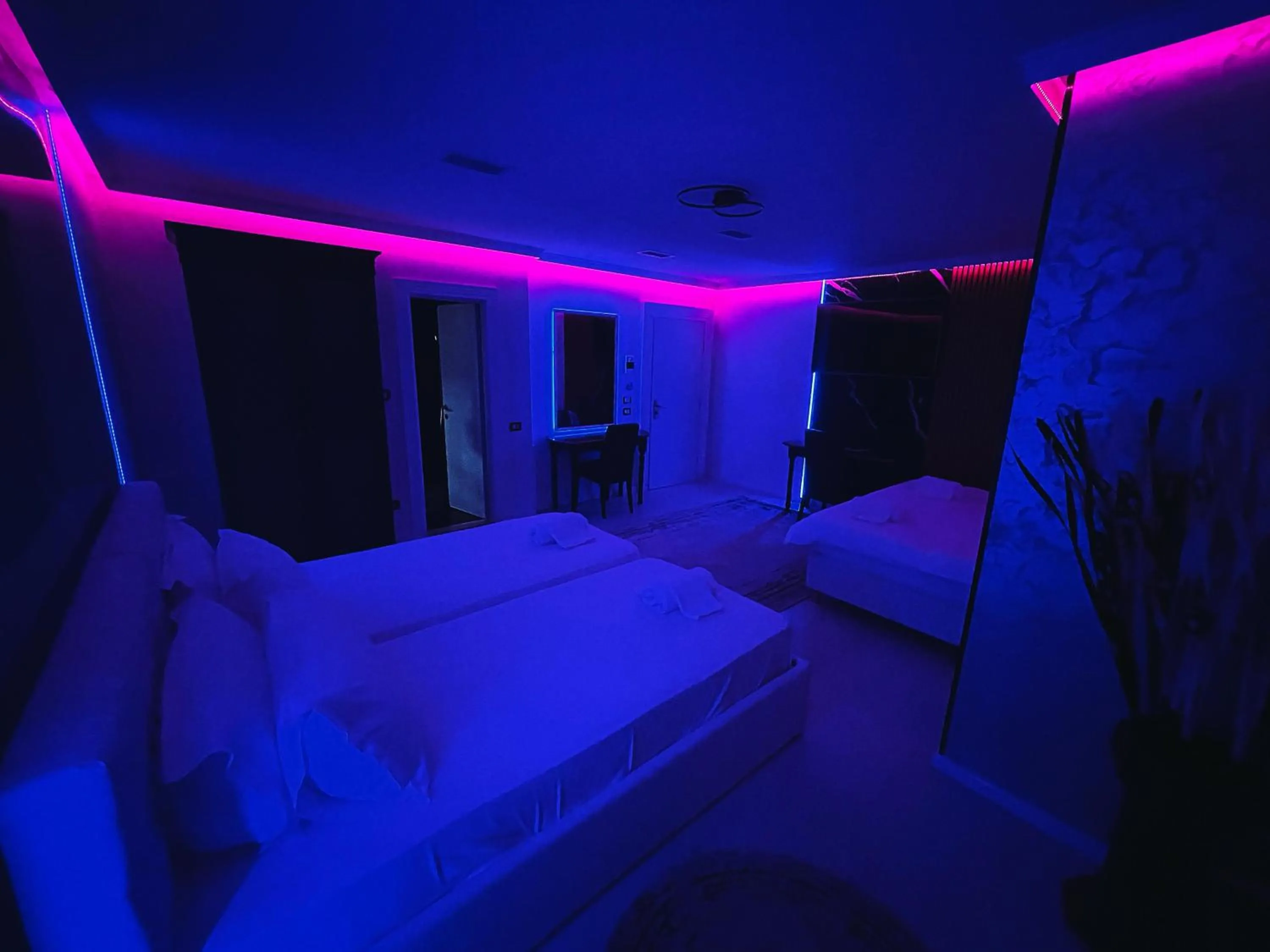 Bed in Hotel Rosa Blu