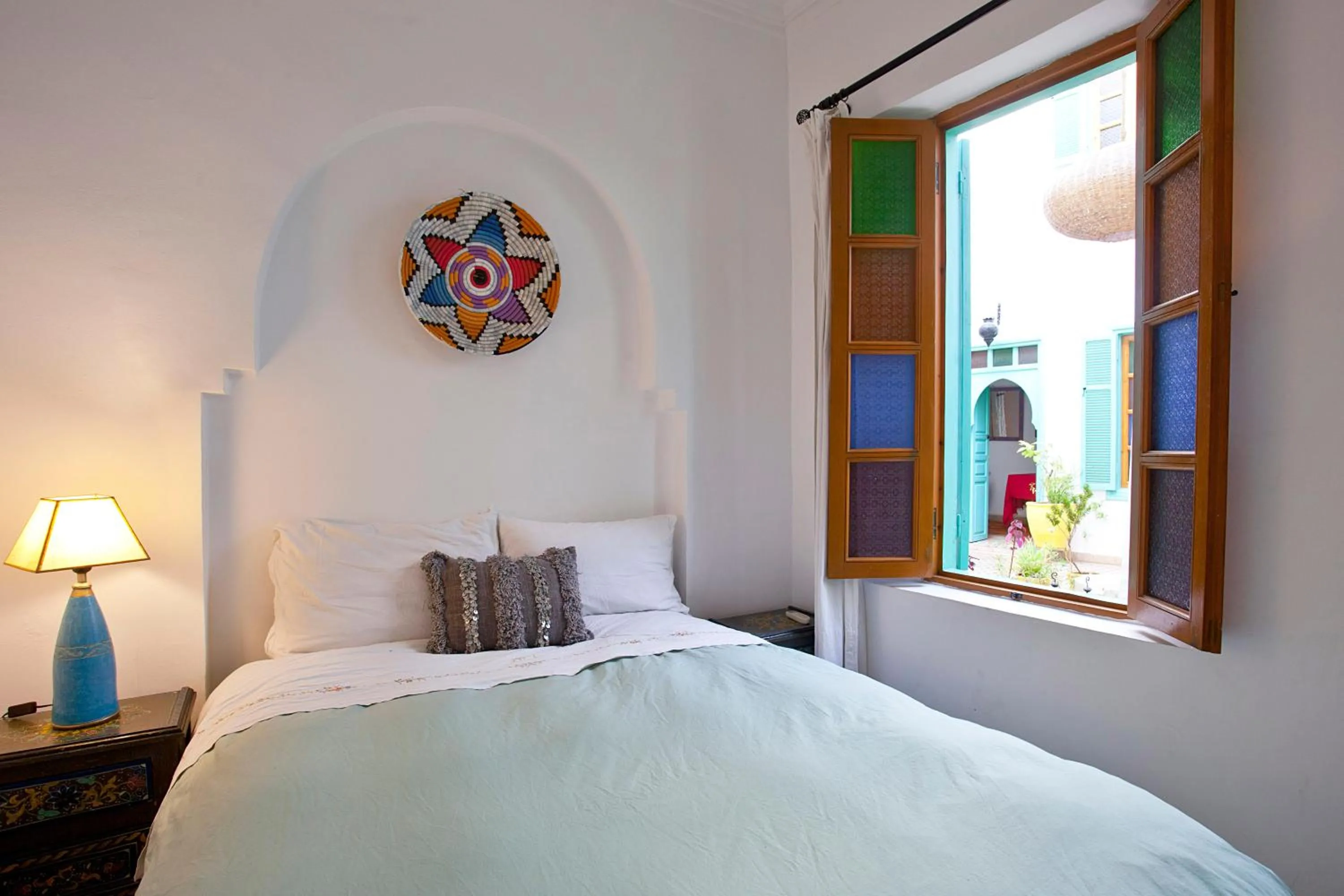 Bed in Riad Dar Aida