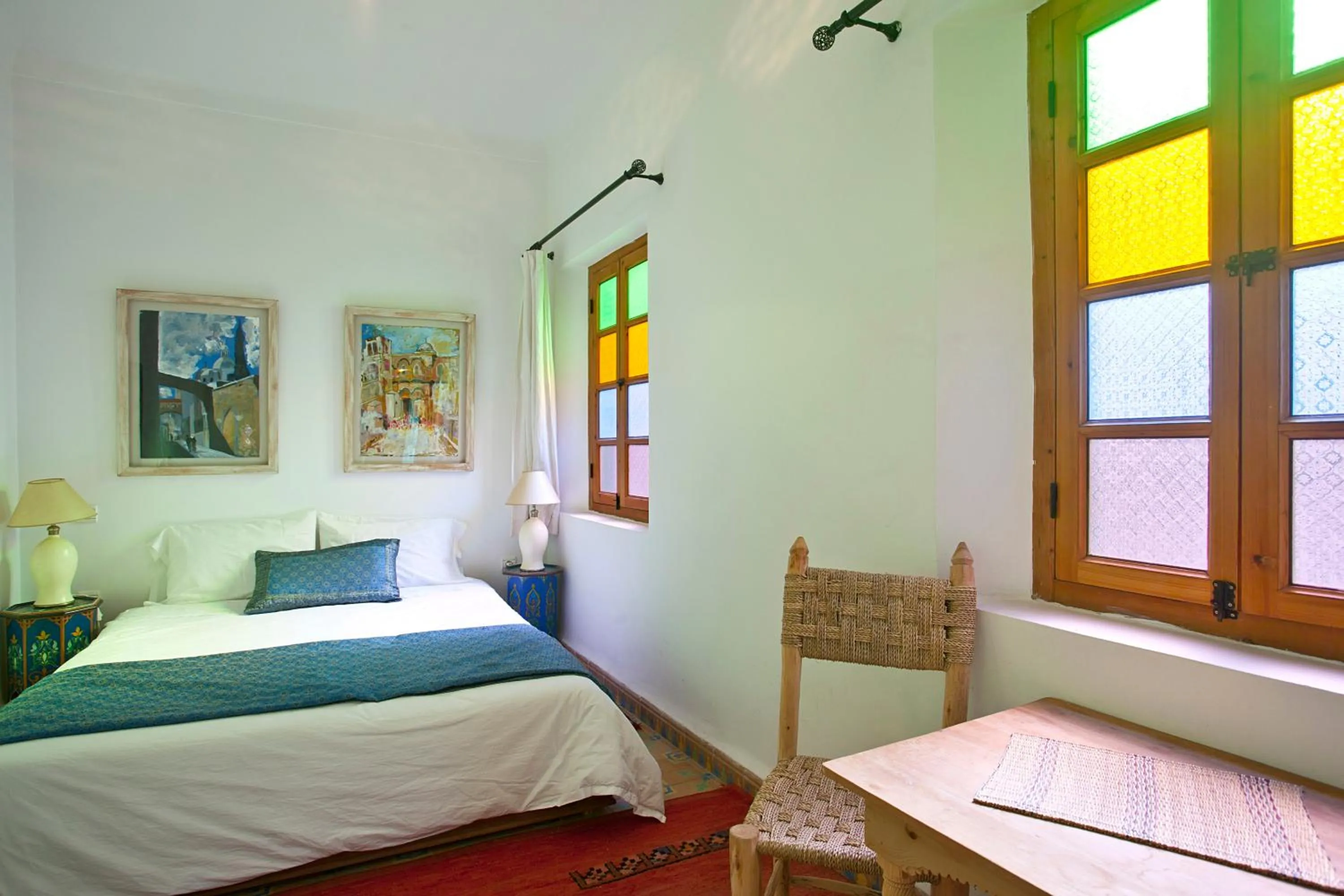 Bed in Riad Dar Aida