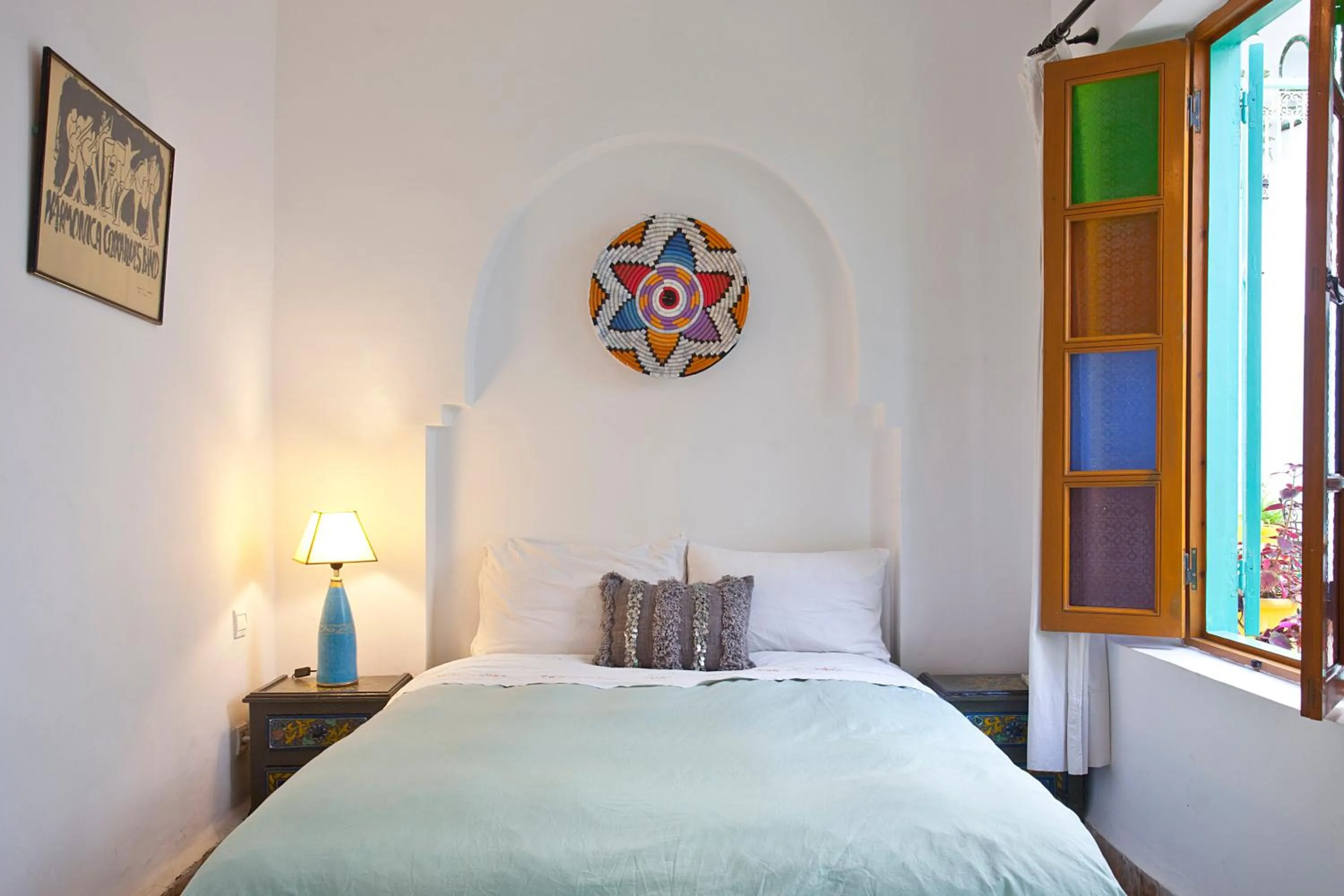 Bed in Riad Dar Aida