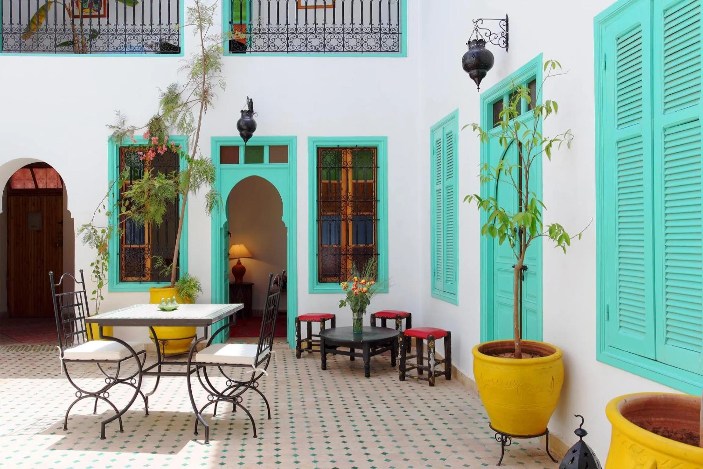 Decorative detail in Riad Dar Aida