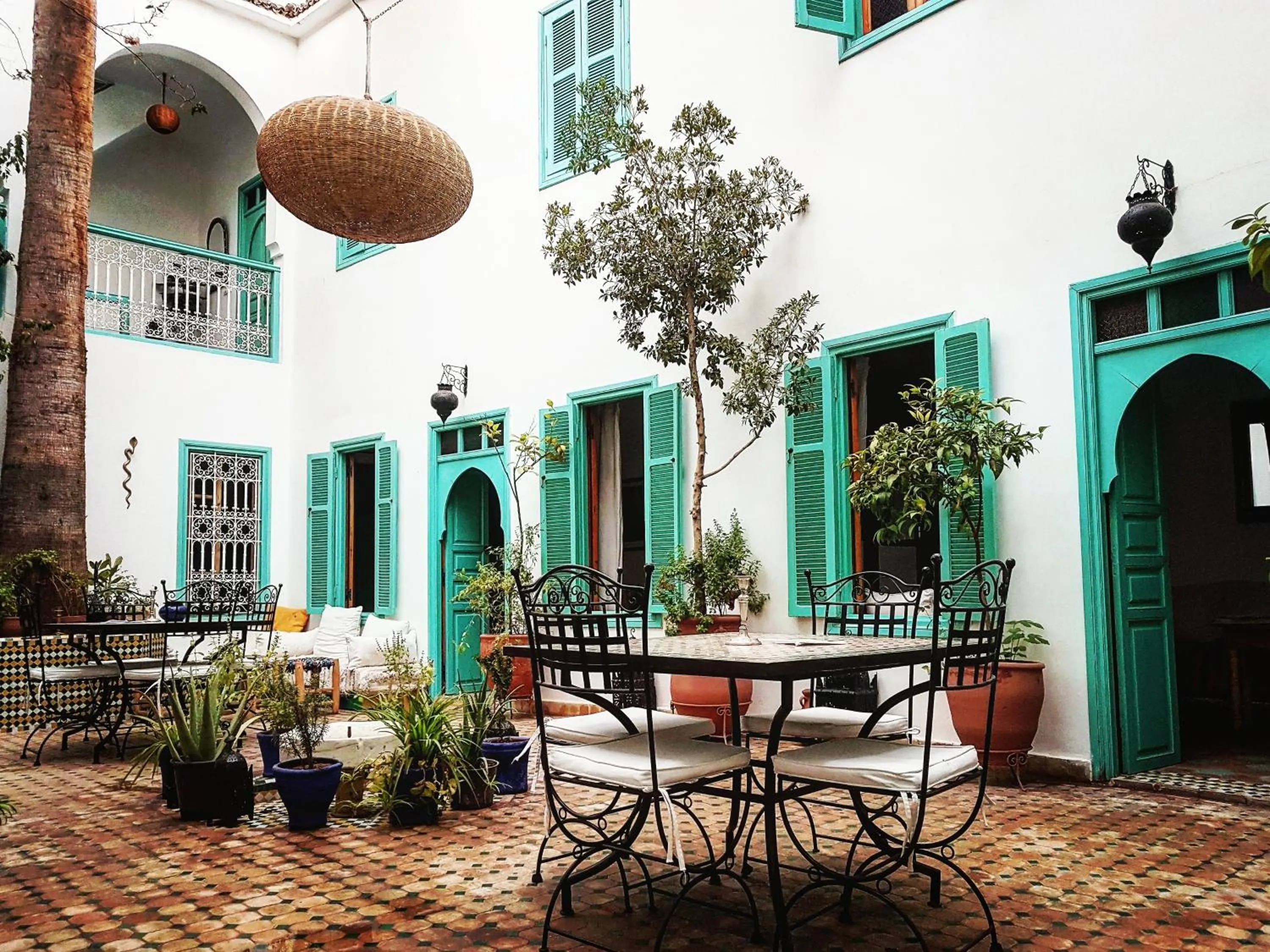 Patio in Riad Dar Aida