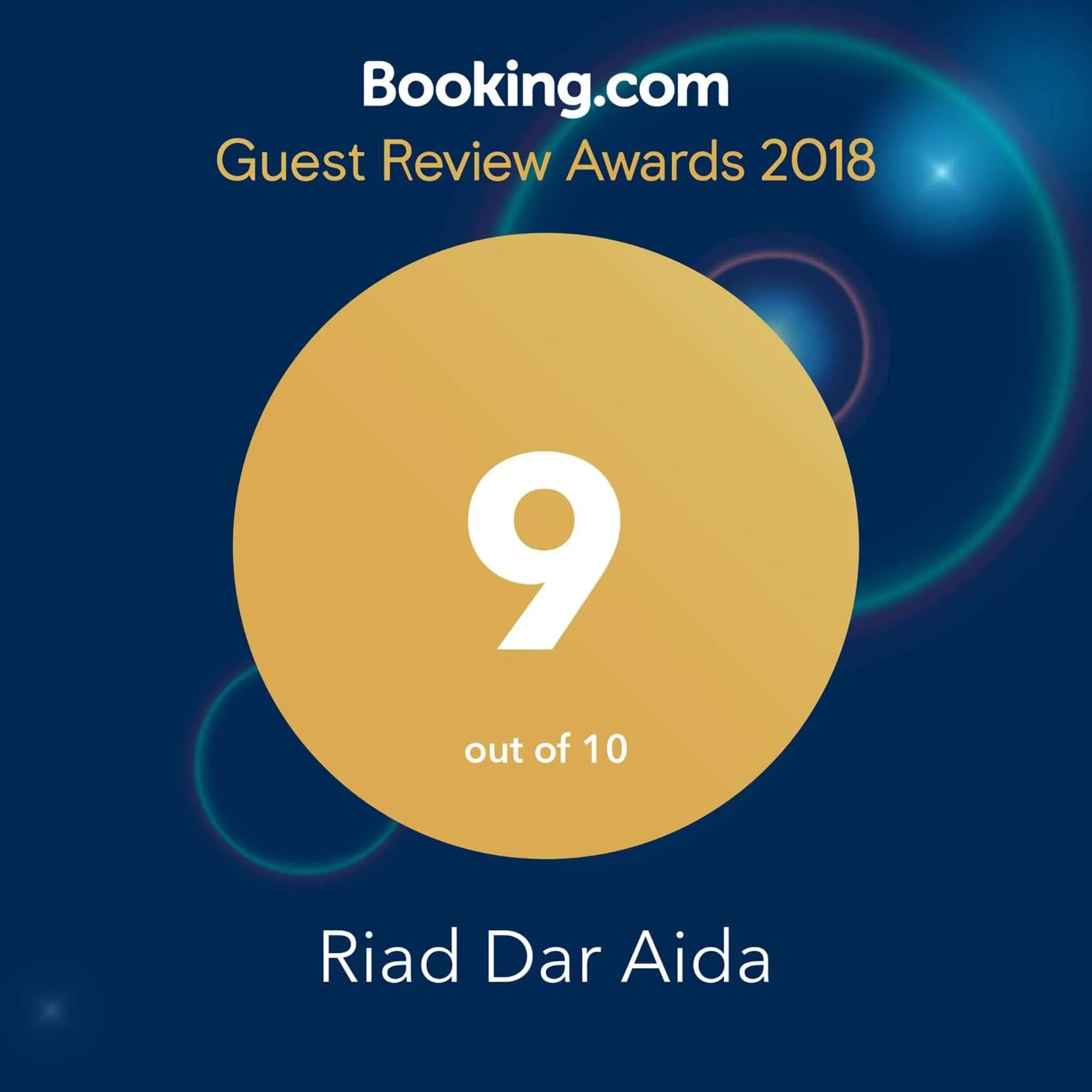 Certificate/Award in Riad Dar Aida