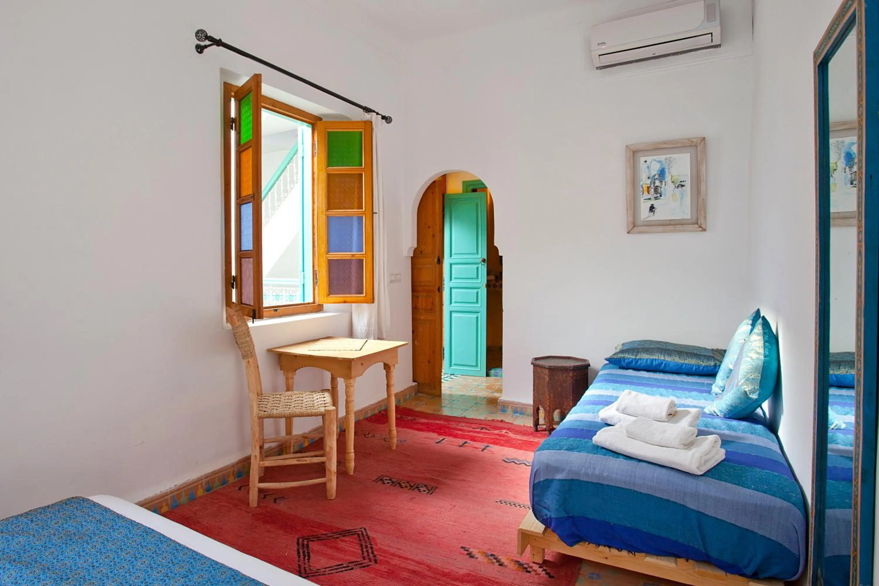 Bed in Riad Dar Aida