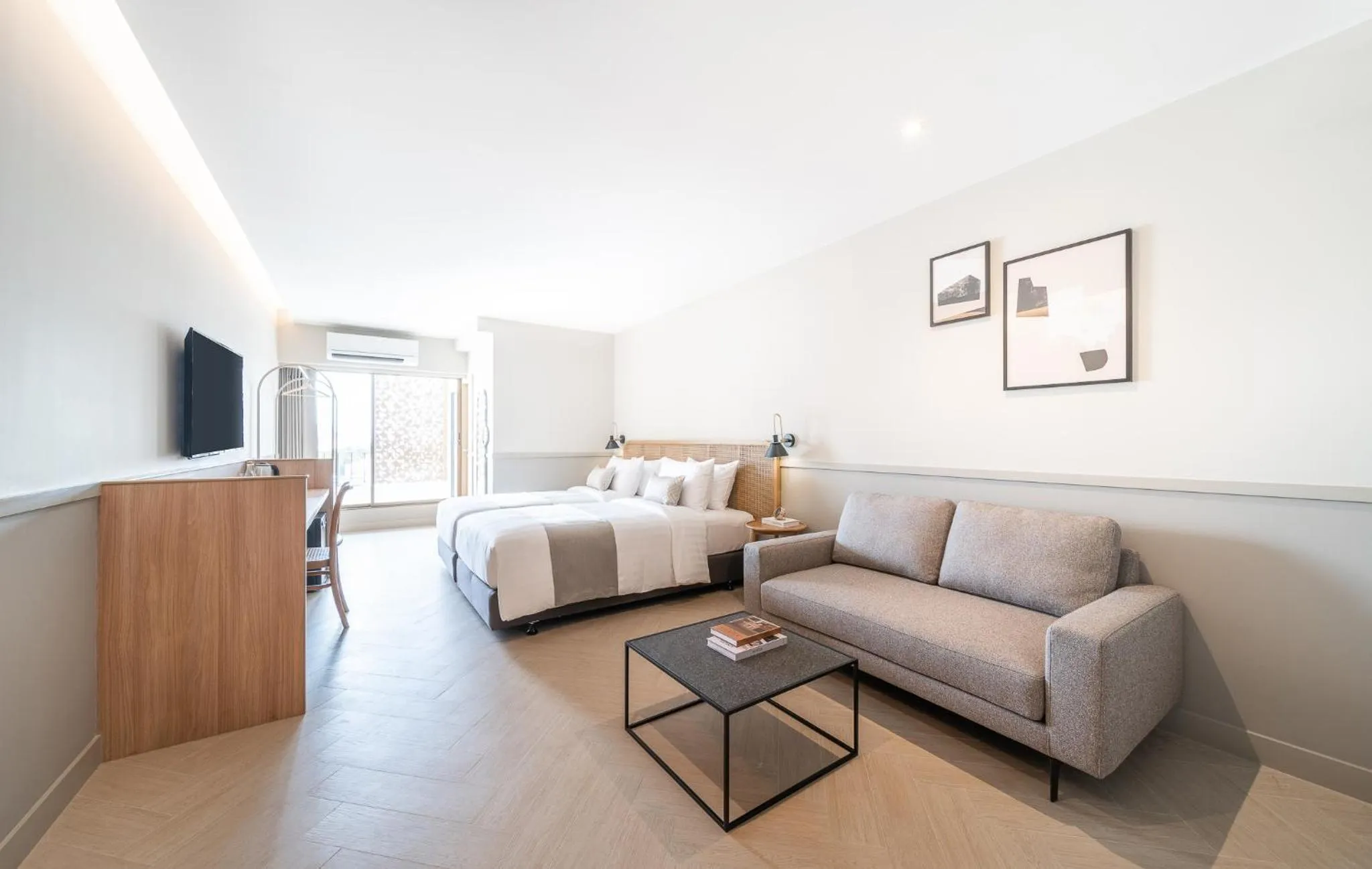 Living room in Aspira Residence Sukhumvit 71