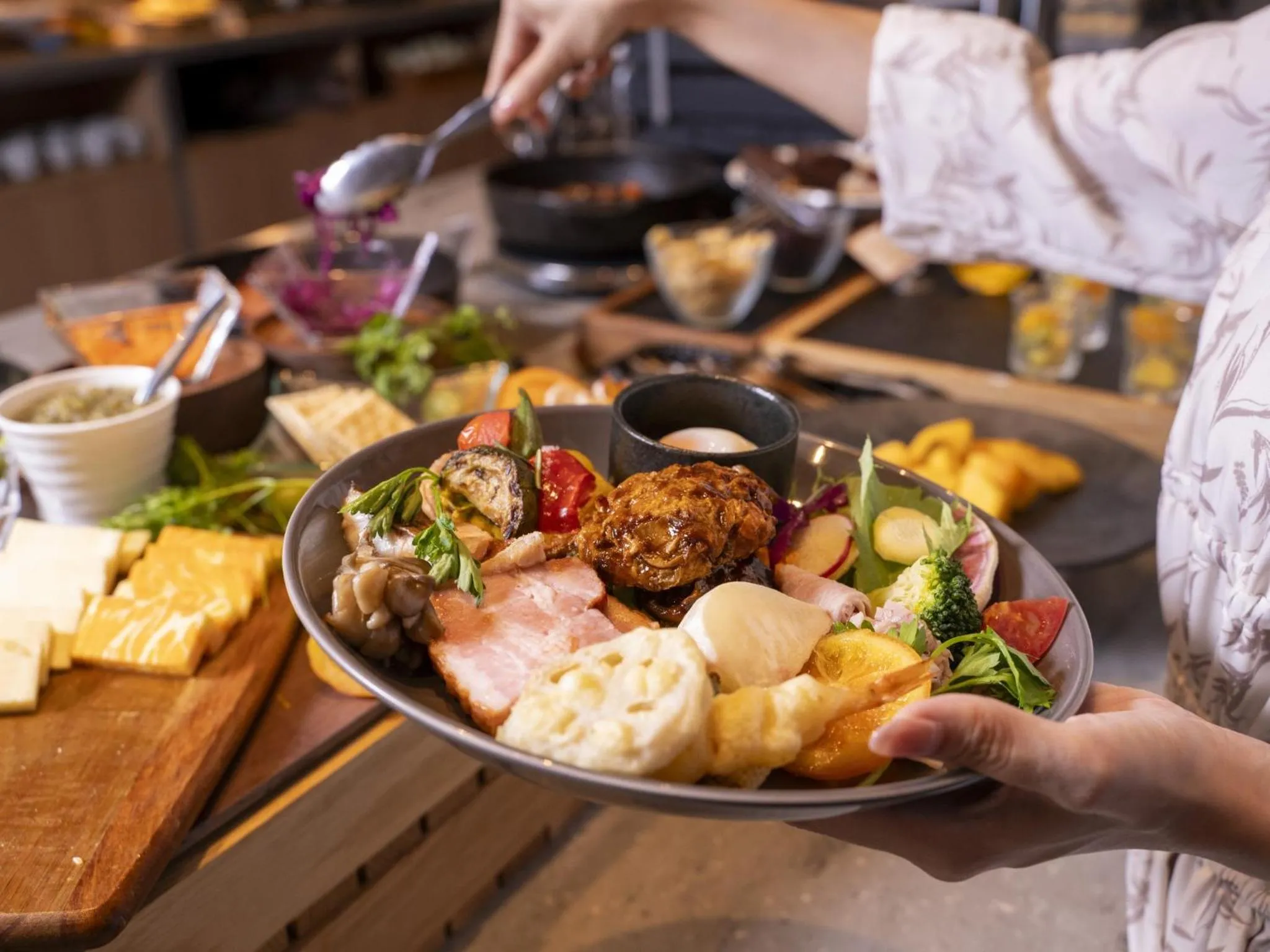 Buffet breakfast in Hotel Forza Kyoto Shijo Kawaramachi