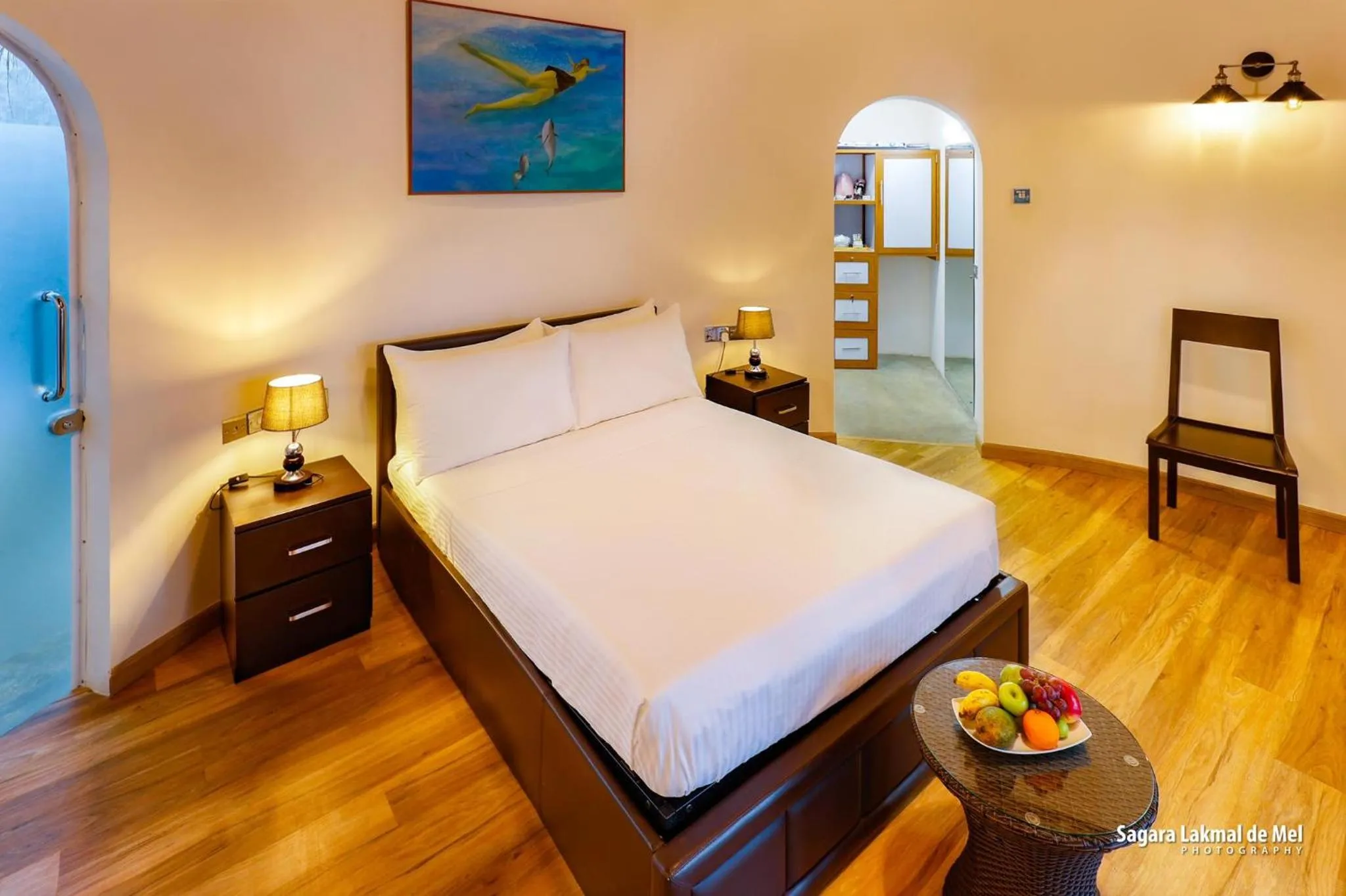 Toilet, Bed in The Blue Lagoon Resort Kalpitiya