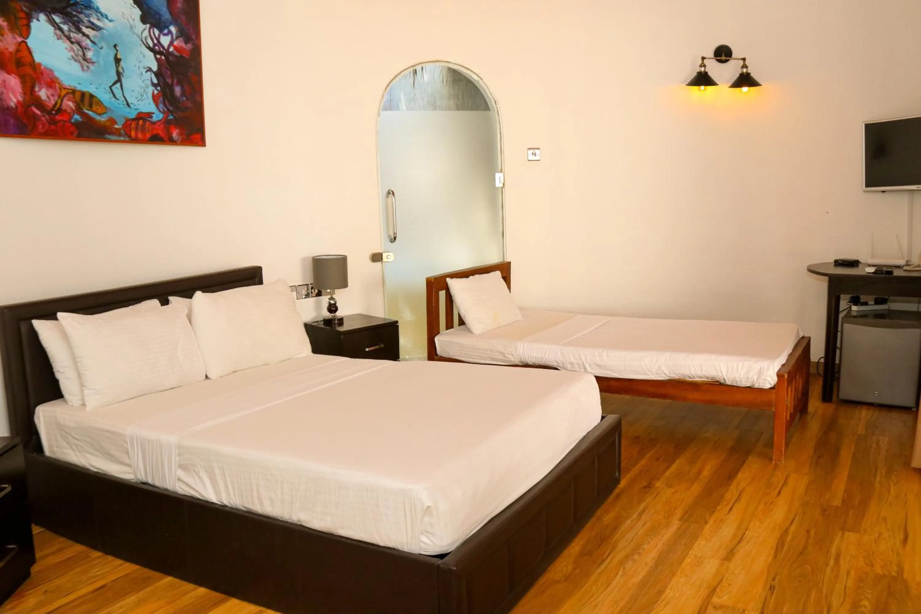 Bedroom, Bed in The Blue Lagoon Resort Kalpitiya