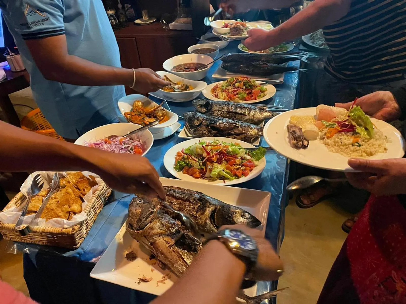 Food and drinks in The Blue Lagoon Resort Kalpitiya