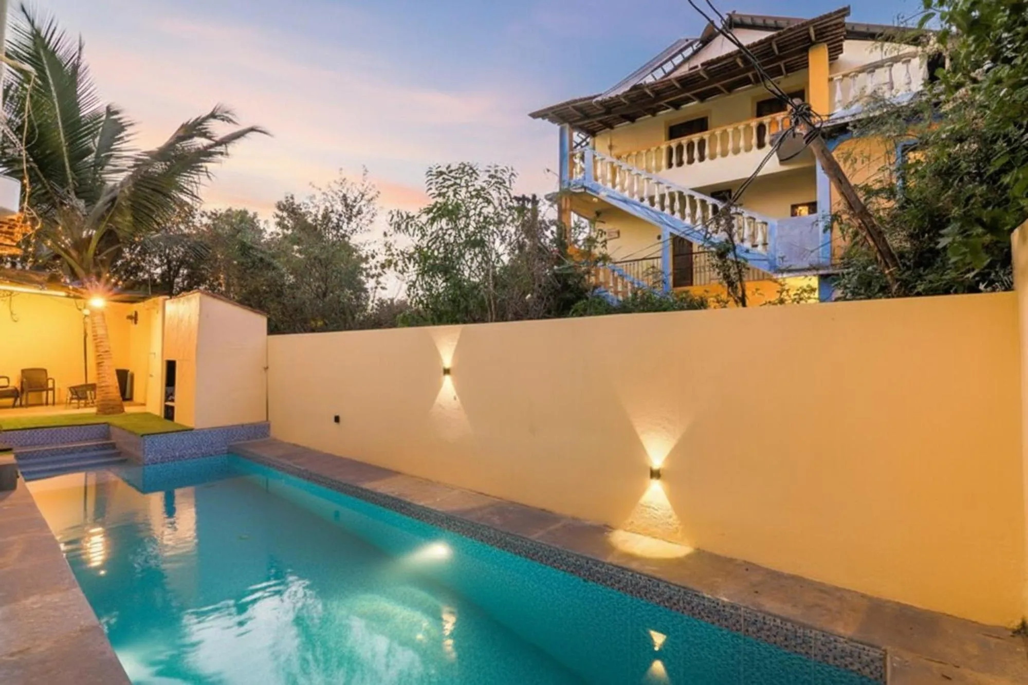 Swimming pool in Via Victoria With Pool - Nr Baga Beach