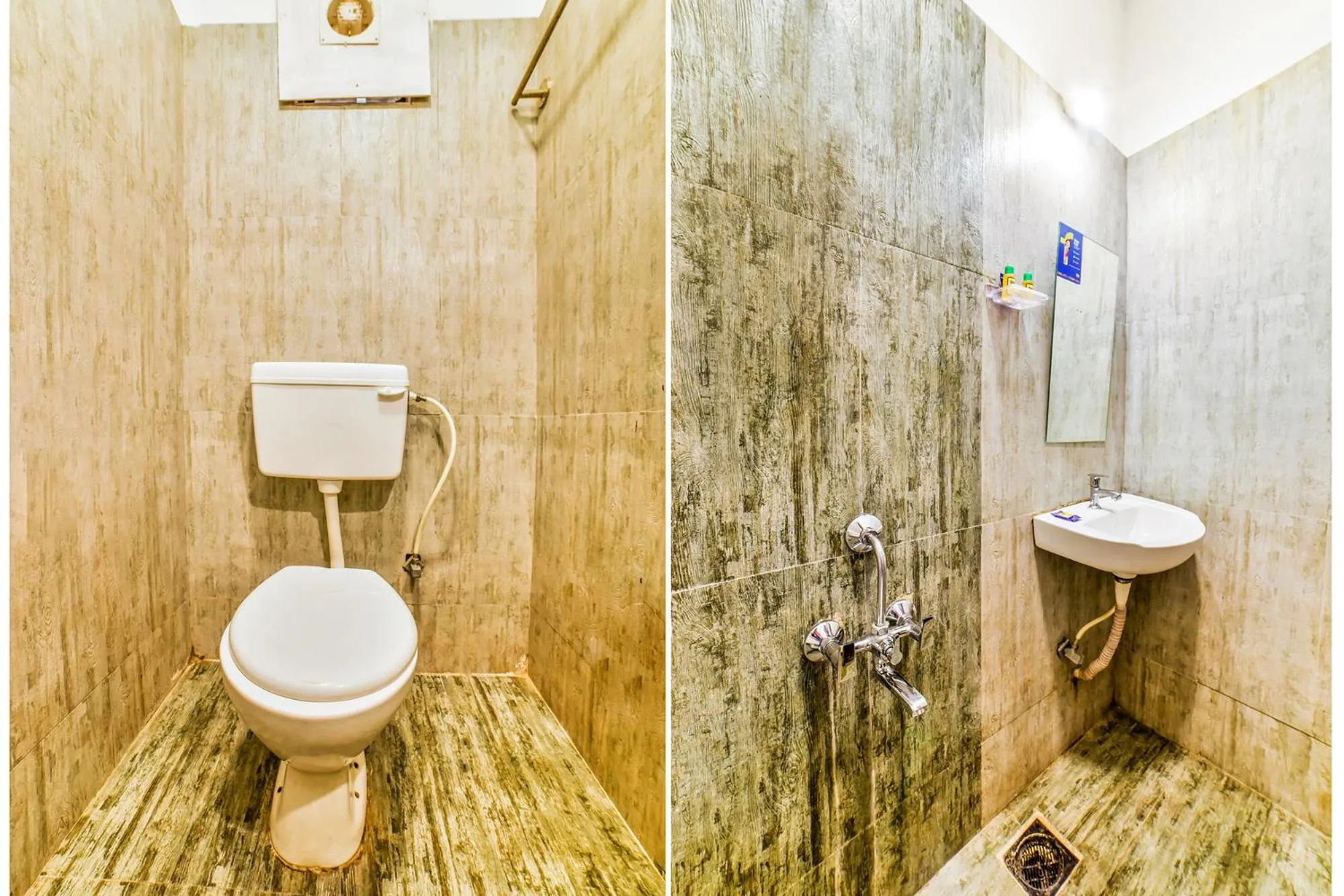 Bathroom in FabExpress Victoria With Pool - Nr Baga Beach