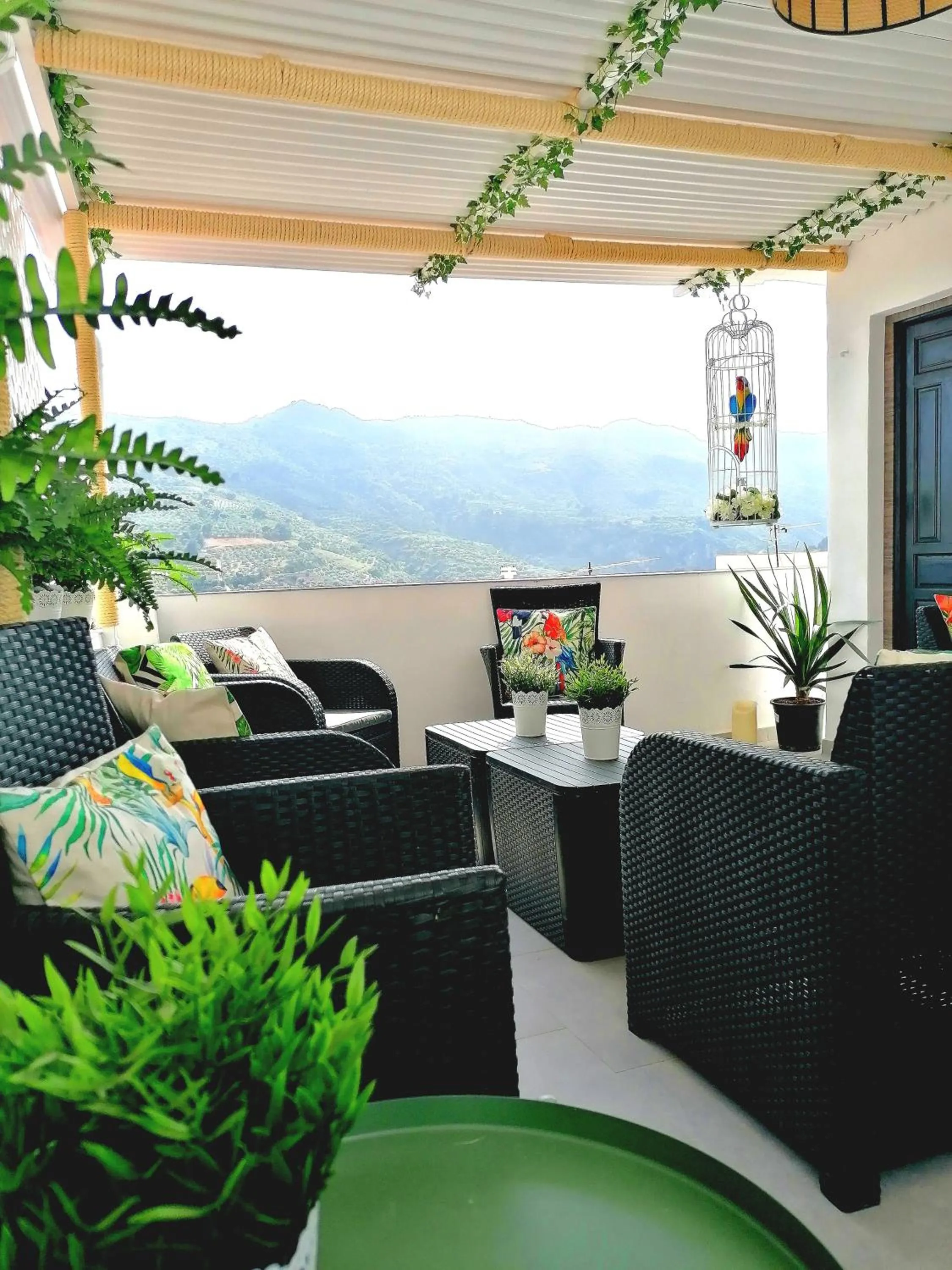 Balcony/Terrace in Villa Otivar - Rio Verde