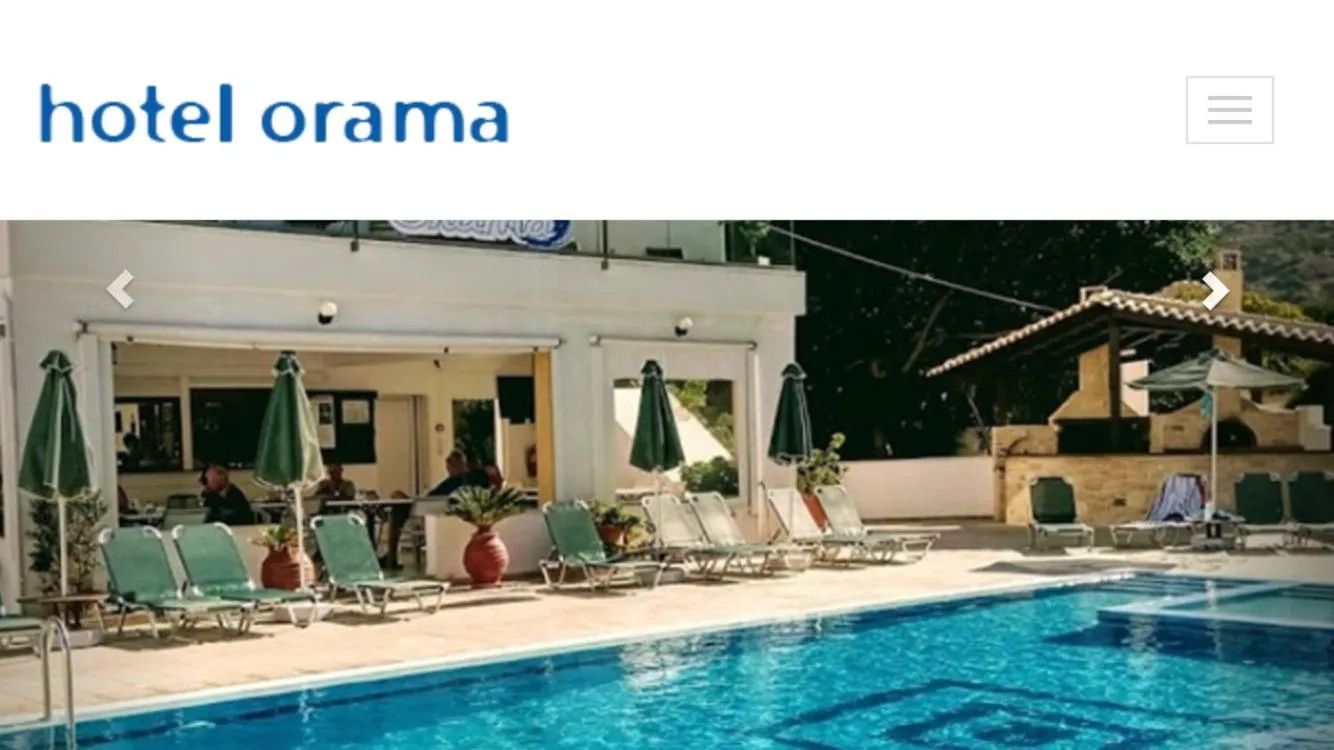 Swimming pool in Hotel Orama-Matala