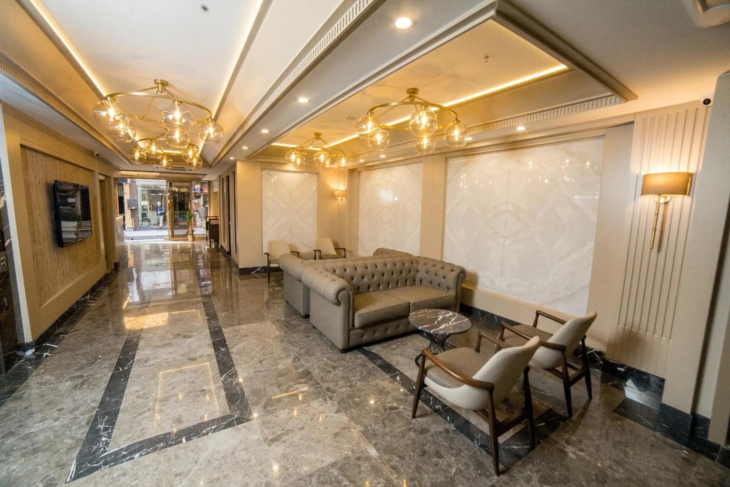 Seating area in The Charm Hotel - Old City