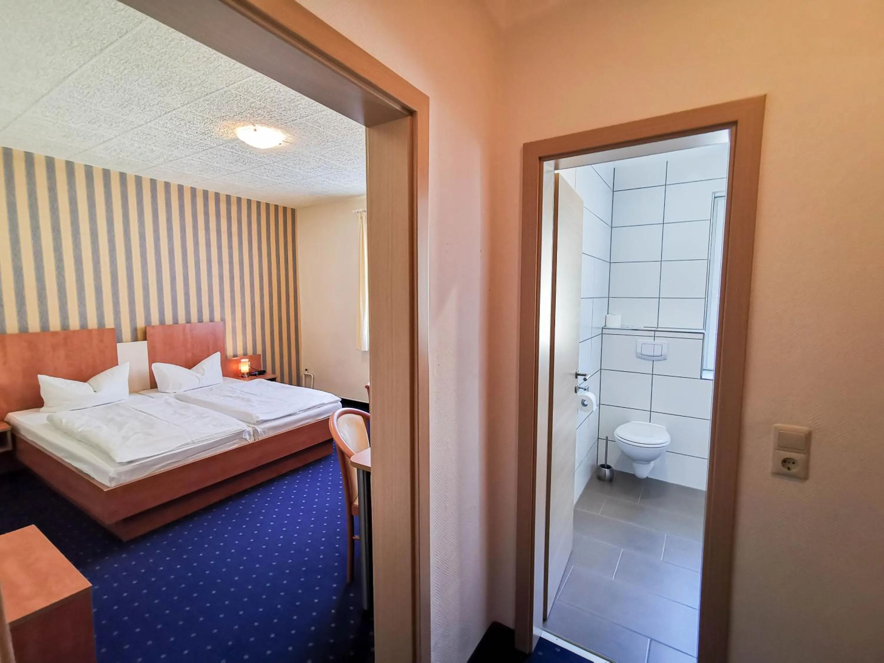 Photo of the whole room, Bed in Wald-Hotel